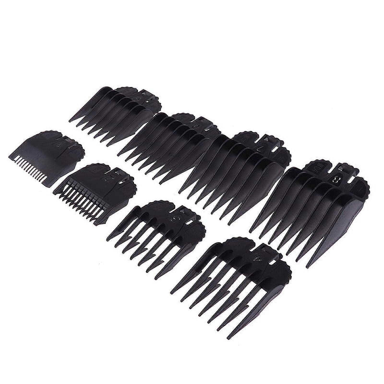 8Pcs Universal Hair Clipper Cutting Limit Comb Guide Attachment Replacement Tool