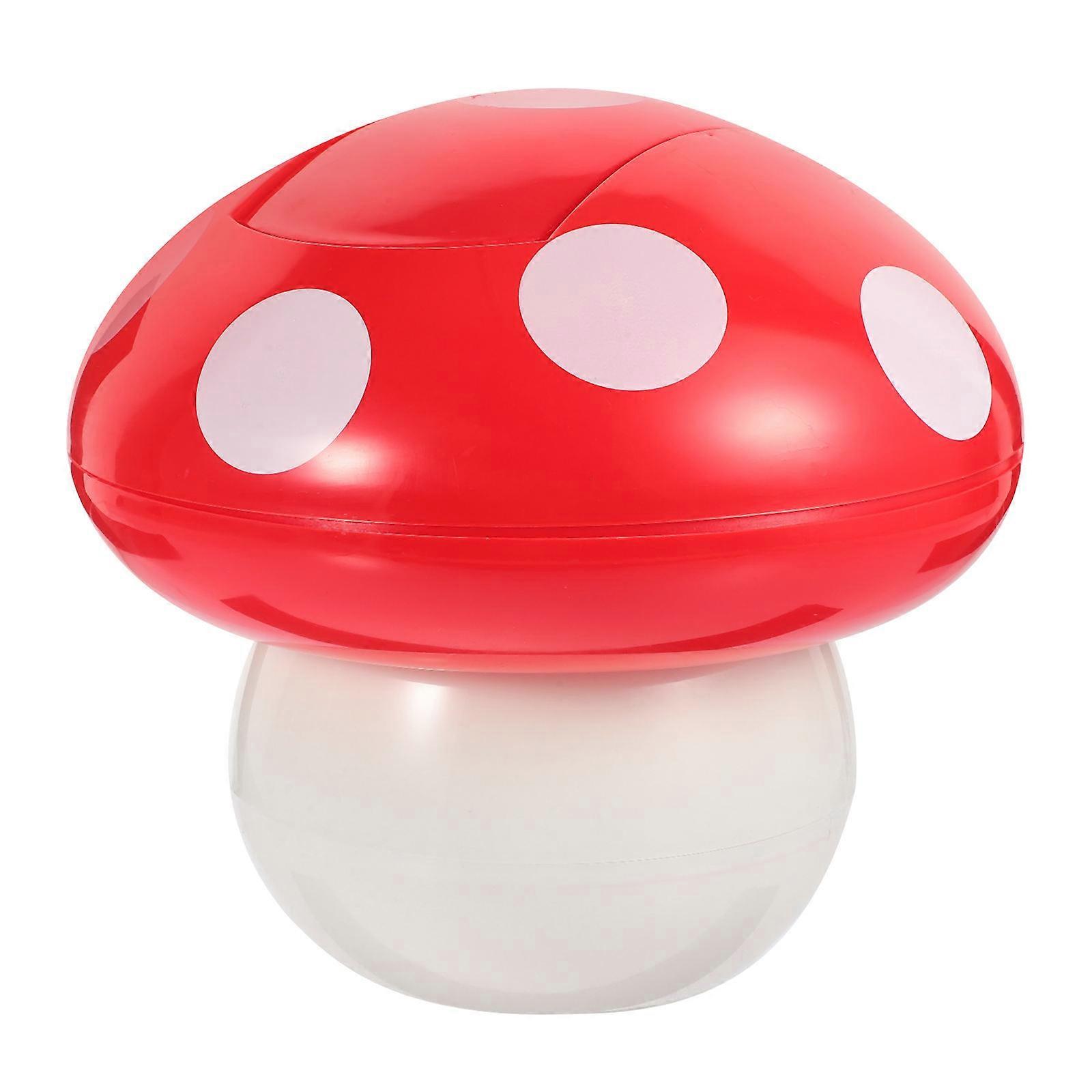 Desk Trash Can Mushroom Waste Holder with Lid for Home Use