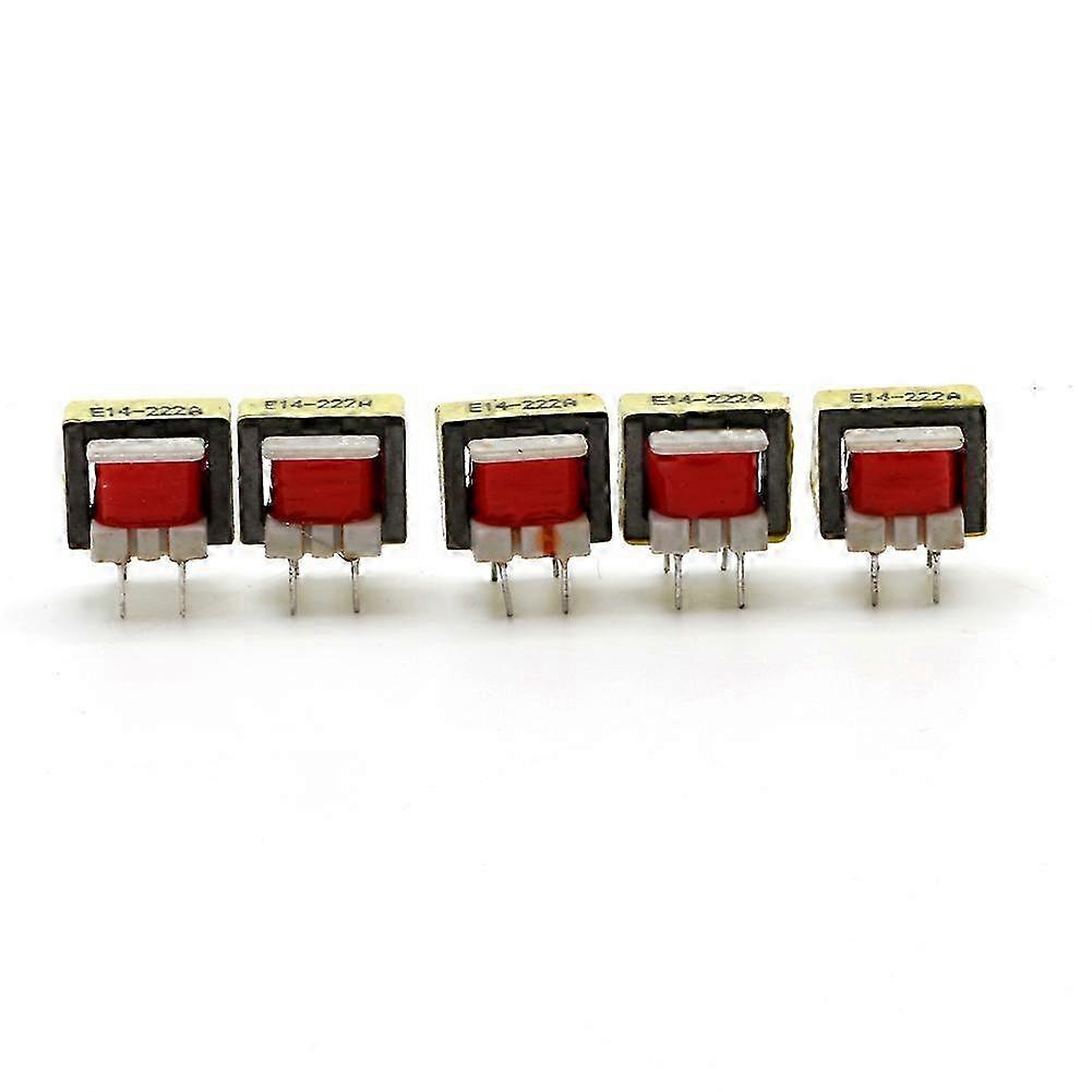5Pcs 1300 : 8 Ohm o Transformer EE14 Transformateur POS Transformador