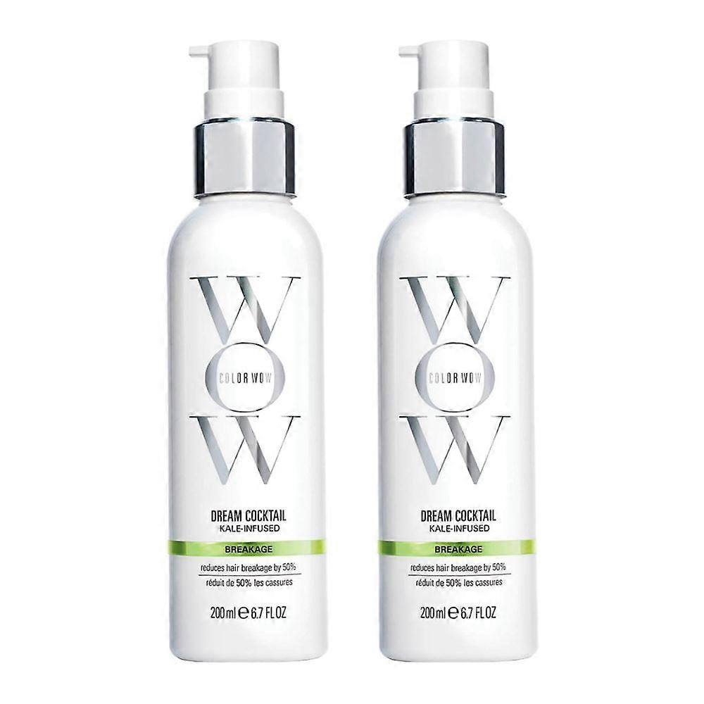 2 x Color WOW Dream Cocktail Kale-Infused Leave-In-Treatment 200ml