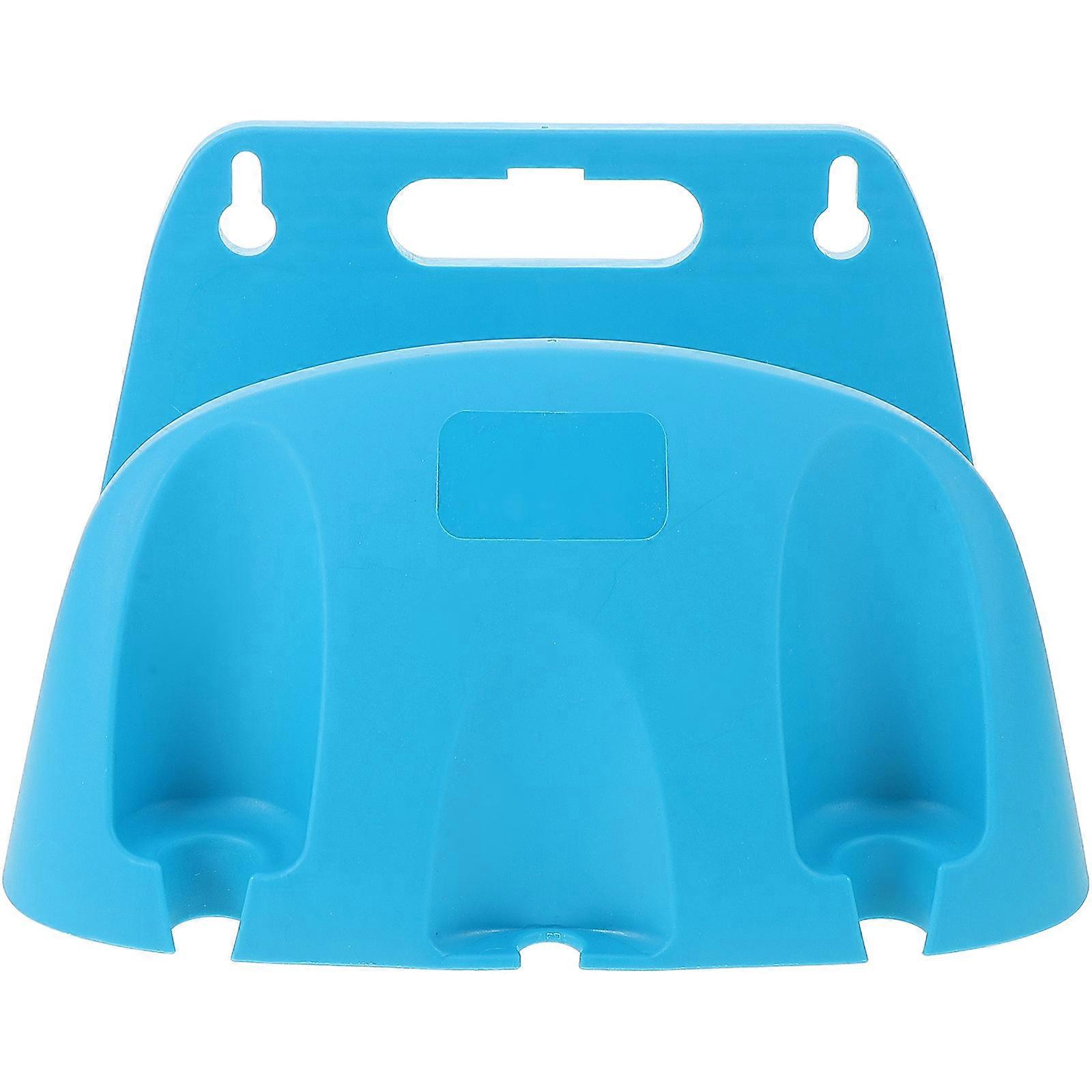 Wall Mounted Hose Holder Plastic Hook for Storage Blue Durable
