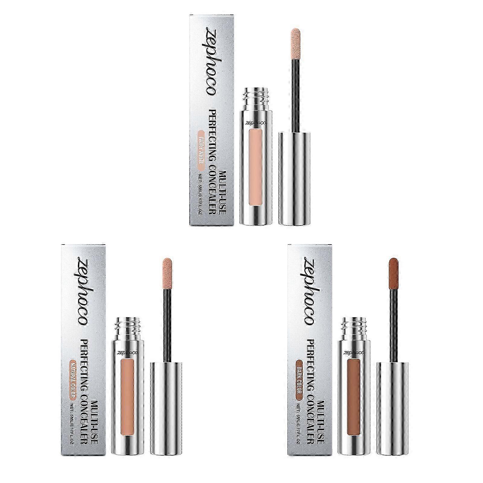 Zephoco Concealer Light Clothing Cover Eye Defects Moisturizing Brightening Moisturizing Makeup Liquid Concealer