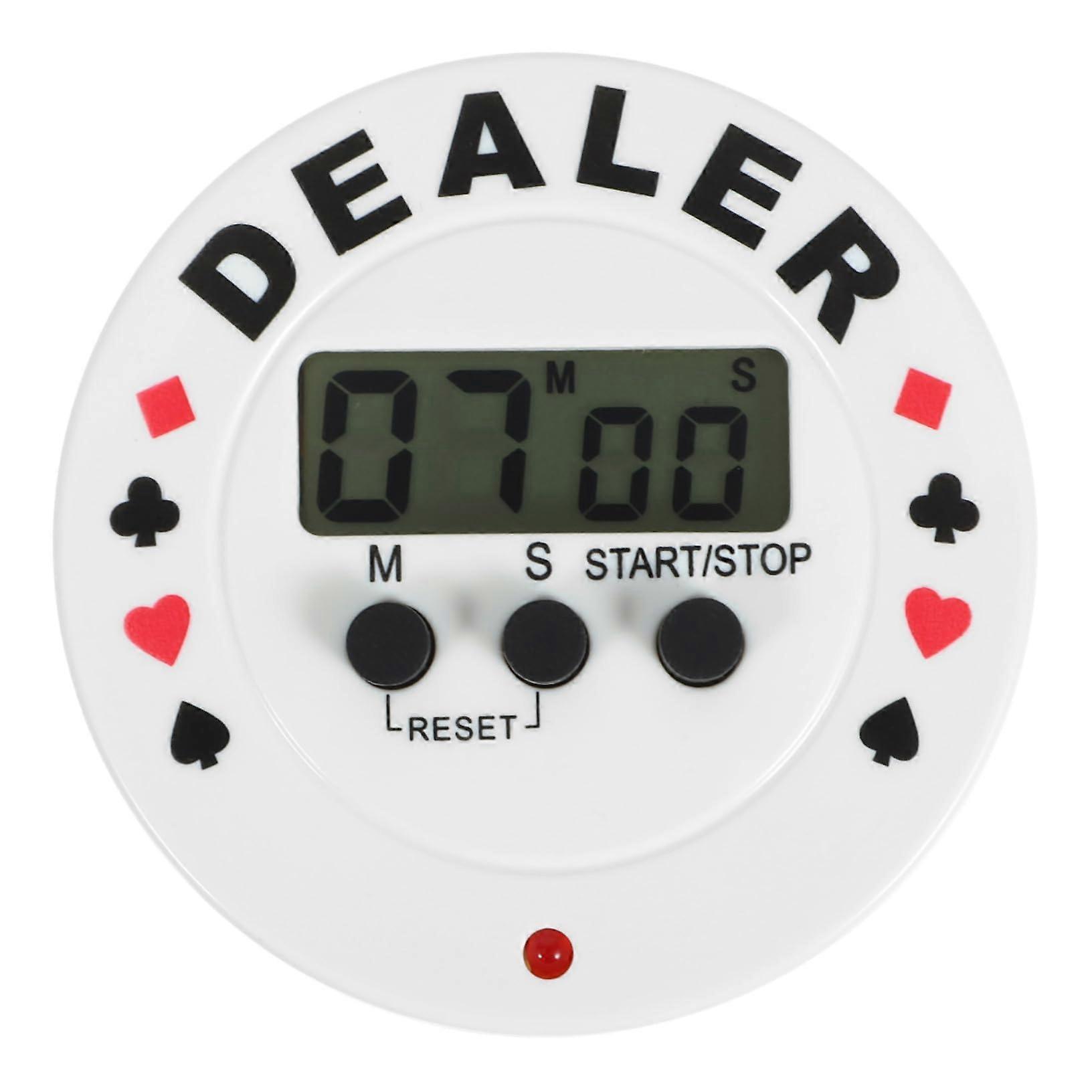 Poker Timer with Large Clear Display Digital Countdown Clock for Games Parties and Cooking