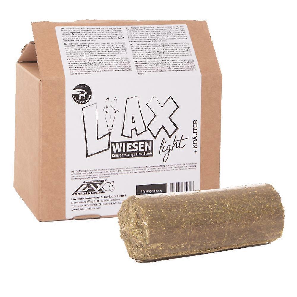 Lax Light with Hay/Straw/Herb Nibble Block for Horses