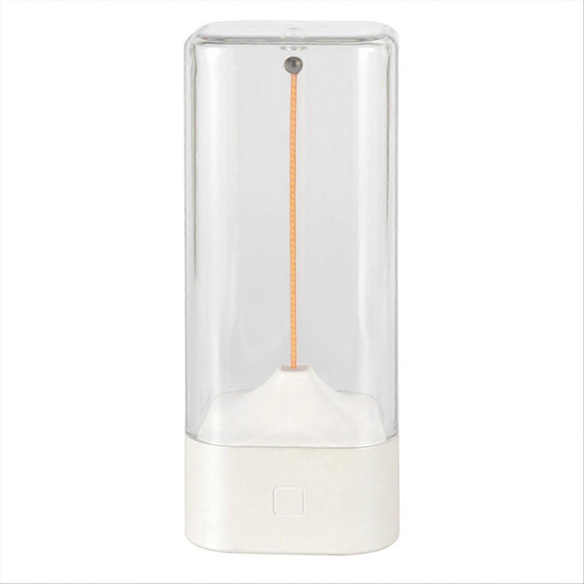 Touch Sensor Touch Control Desk Lamp Three-Level Dimmable LED Light Small Night Light Usb Charging Magnetic Light White