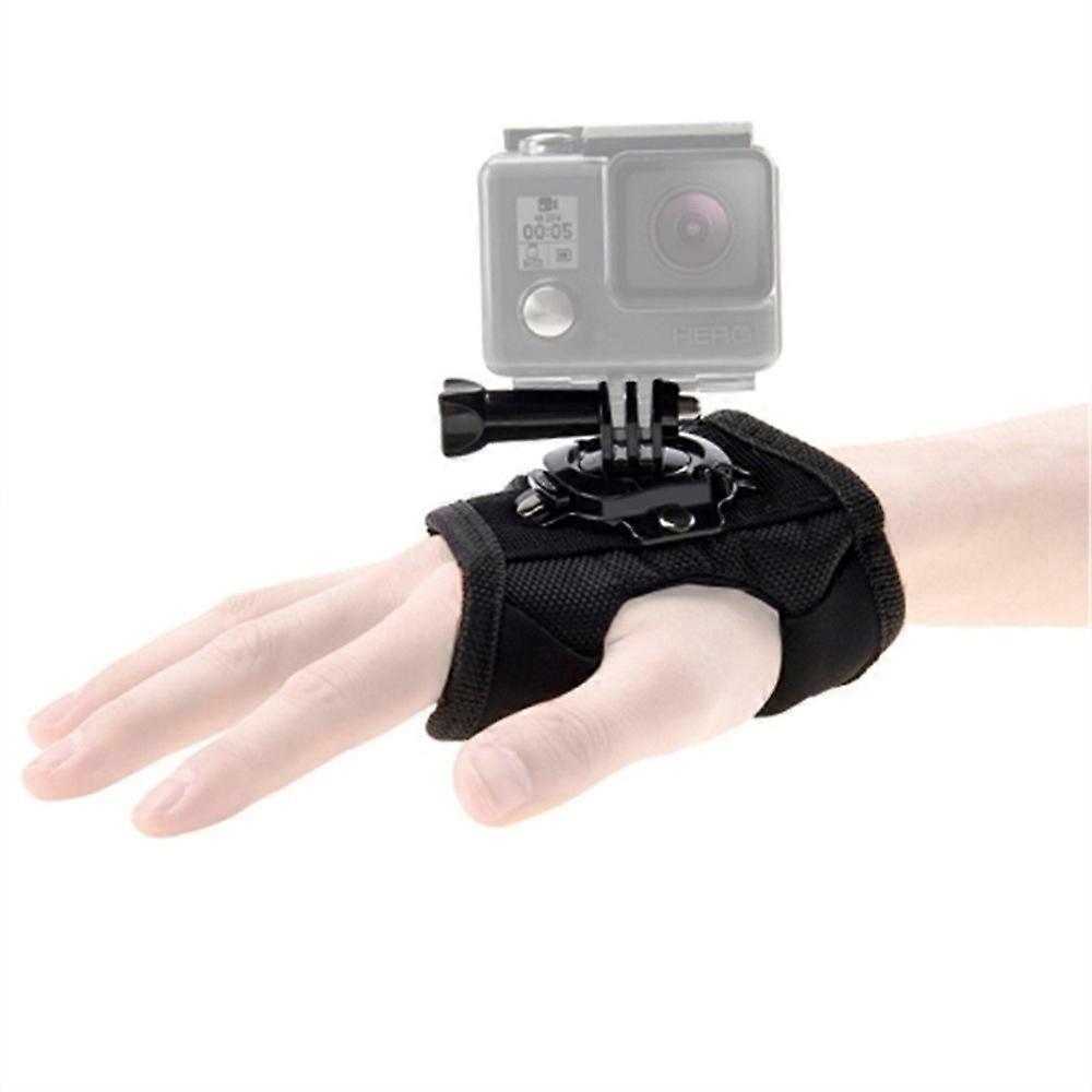 PULUZ PU162 360 Degree Rotation Glove Mount Compatible For GoPro / Insta360 / DJI Osmo Action Camera Hand Strap