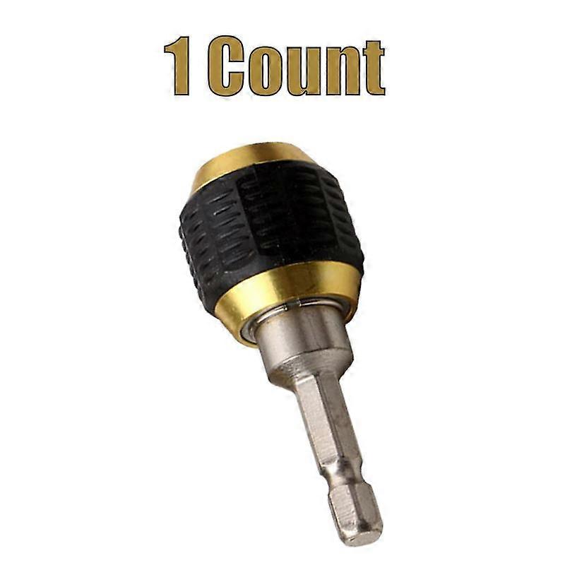 Quick-release bit holder,Self-locking Drill Bit Holder,1/4 Inch Hex Shank Extension Rod Screwdriver Bit Holder Set Quick Release Chuck Adapt