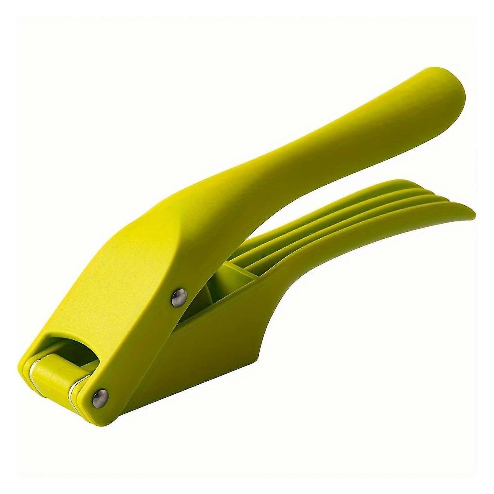 2in1 Garlic Press and Manual Food Processor for Quick Mincing and Compact Kitchen Use