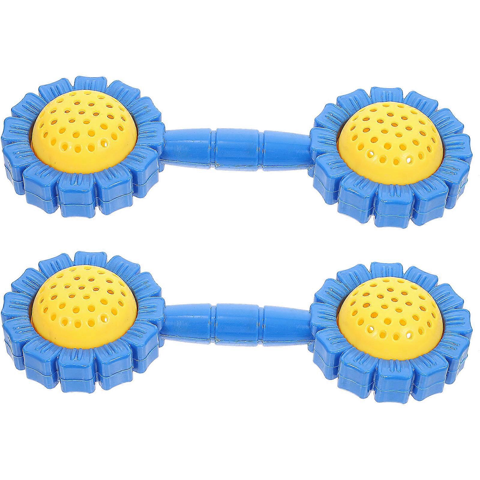 Blue Vocal Dumbbells 2Pcs Small Dumbbells for Kids Performance