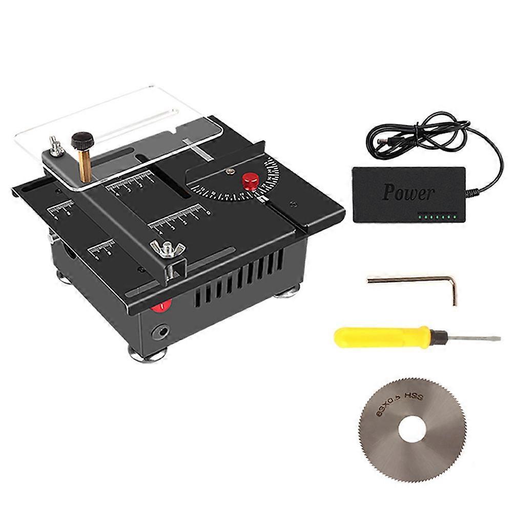 Mini Table Saw, Mini Table Saw for Wood Cutting Crafts ,Mini Multi-Functional Table Saw,US Plug