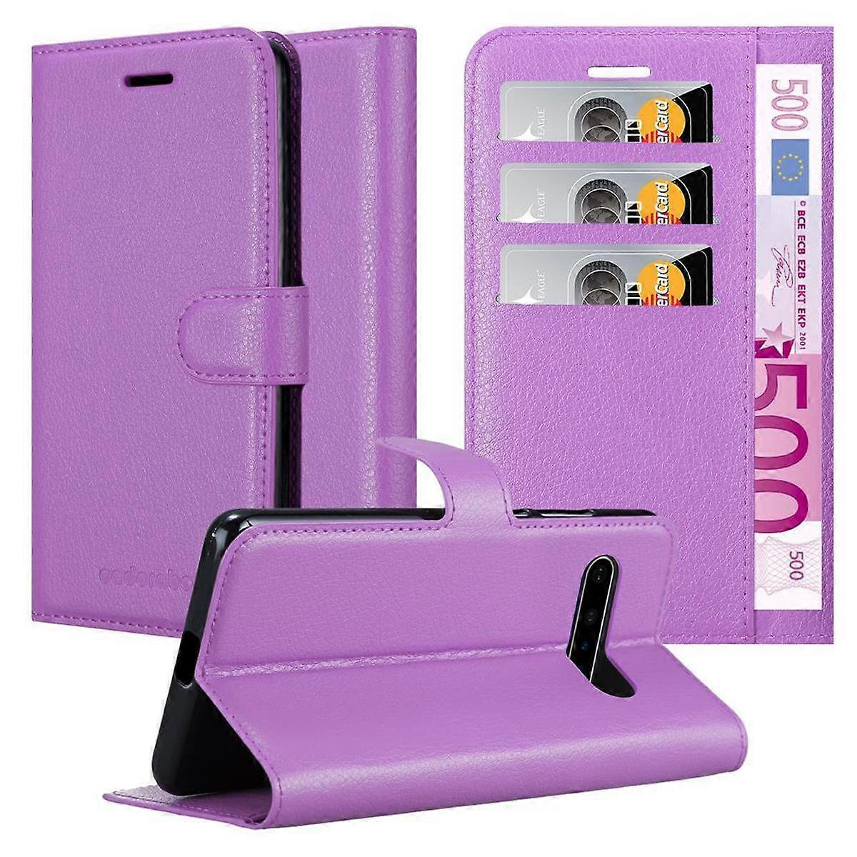 LG V60 ThinQ Case - Protective Case with Card Slots and Stand Function