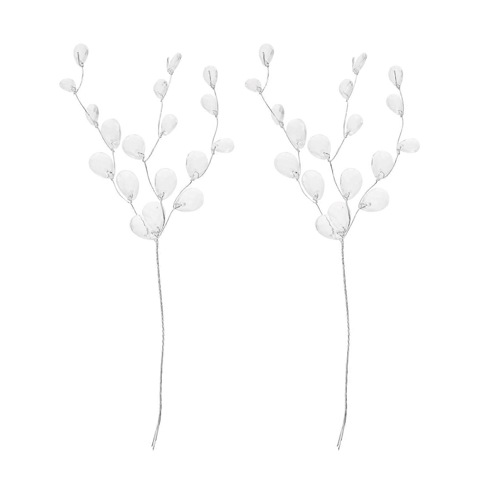 DIY Wedding Ornament String Branch Wreath Decoration White 150Pcs Kit