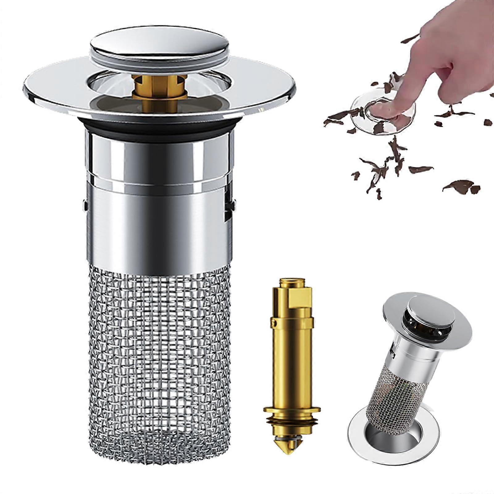 Universal Stainless Steel Sink Drain Strainer Prevents Clogging RustResistant for Kitchen and Bath