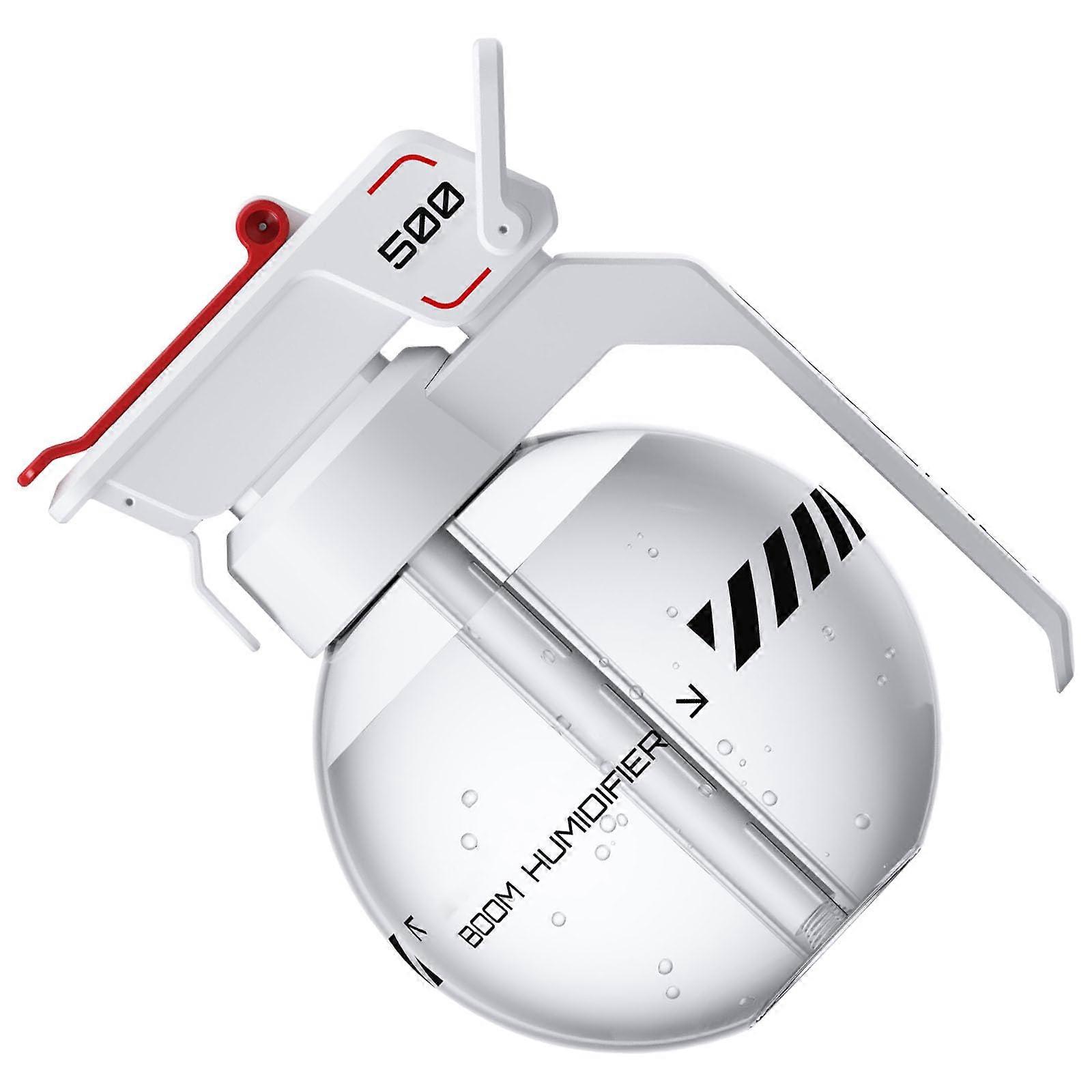 Cool Mist Bedroom Humidifier with Futuristic Grenade Design and Elegant Finish for Home or Office