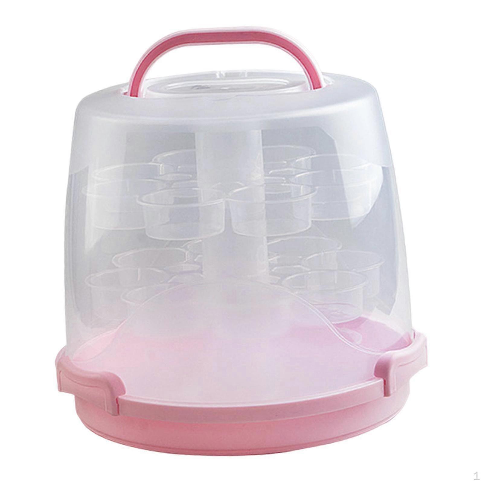 Carrier Container Buns Bakery Packaging Box Pastries Birthday Cake Storage Multi Layer for