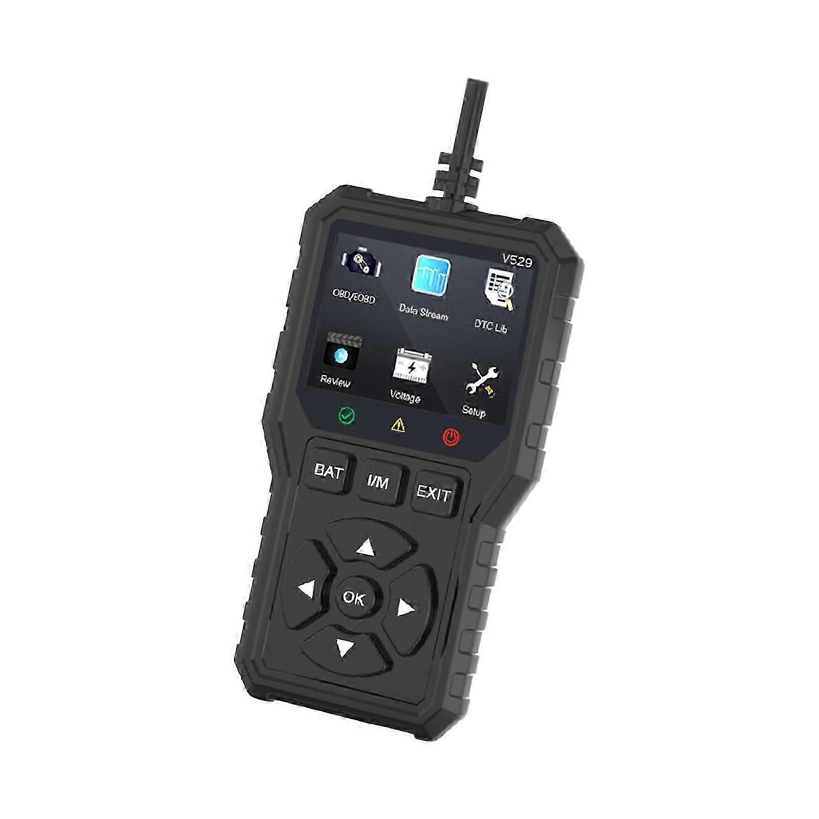 Automotive OBDII Scanner With Live Data Stream Mode And Fault Code Reader Mode Function Fit for Engine Faults Diagnostic Red Cs fast