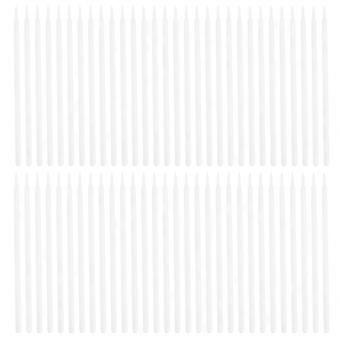 Cosmetic Eyeliner Brush Disposable Applicator for Home 100Pcs White