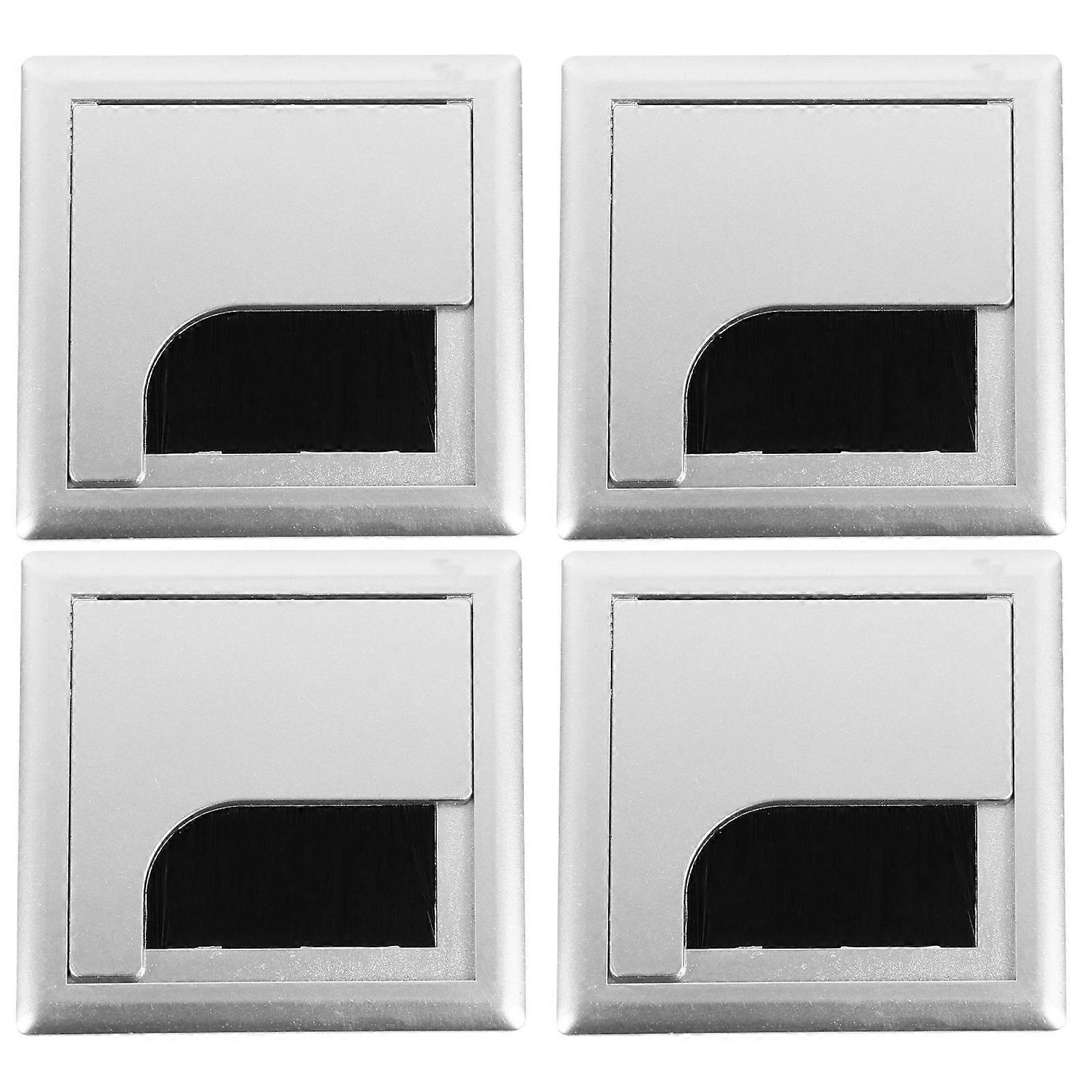 Cable Hole Cover for Wire Protection 8Pcs Rectangular Cable Organizer Box