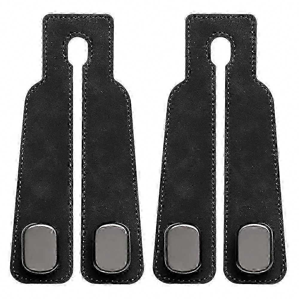 2pcs Car Back Seat Headrest Hooks For Seat Back Storage Hanging Double Hook