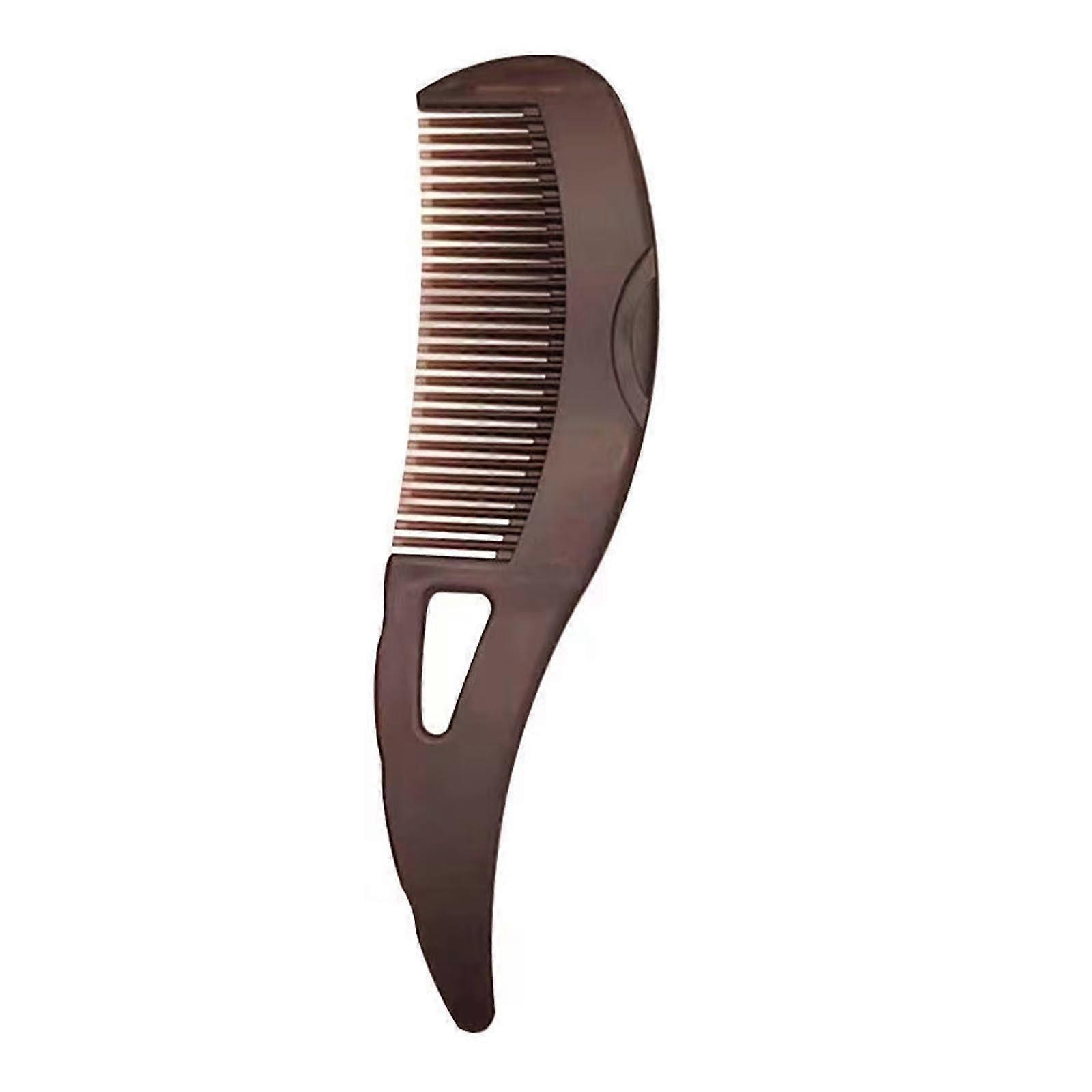 Scalp Massager Comb for Dandruff Removal with Hollow Teeth and OneButton Easy Clean