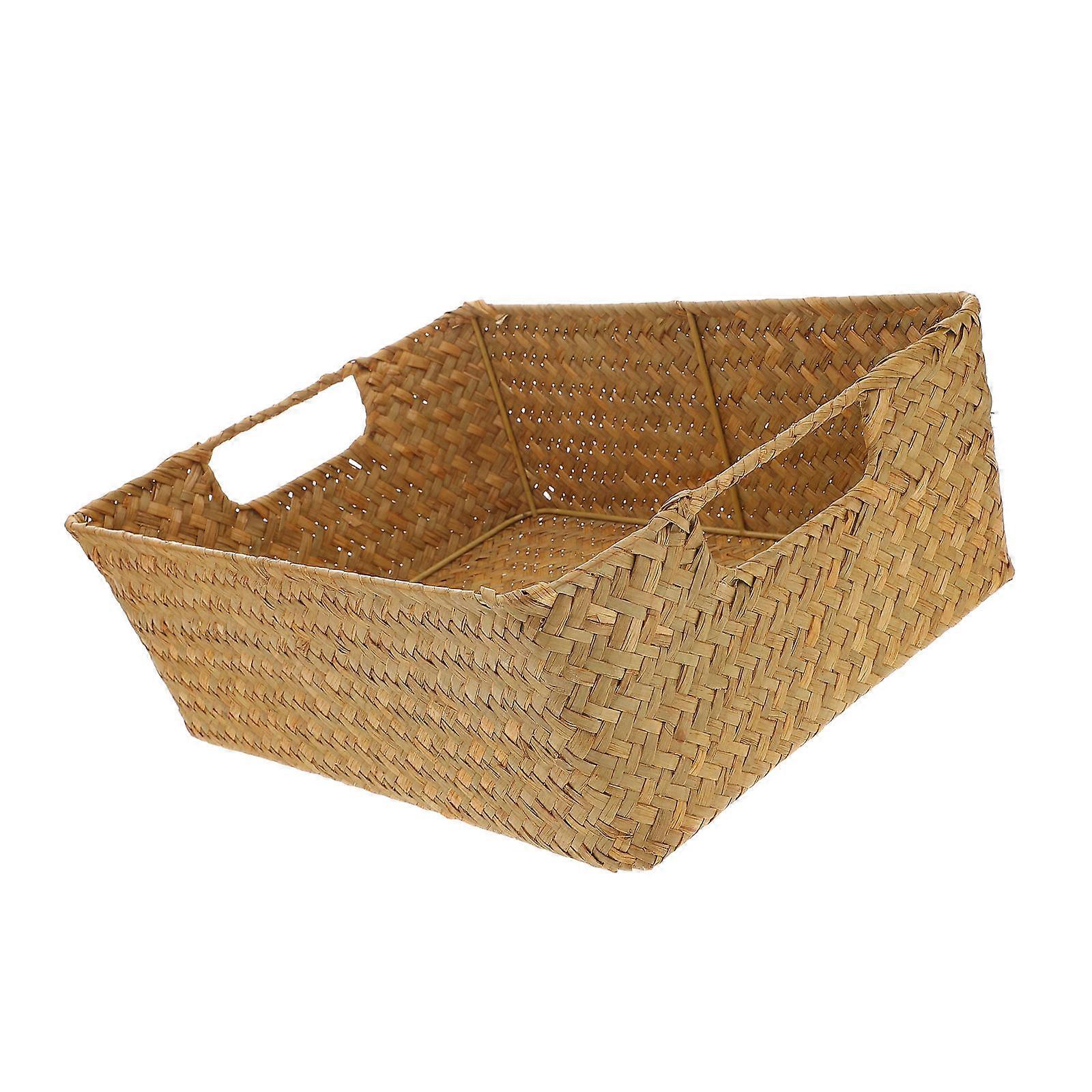 Rectangular Storage Box For Home Organization In Khaki Color 1Pc