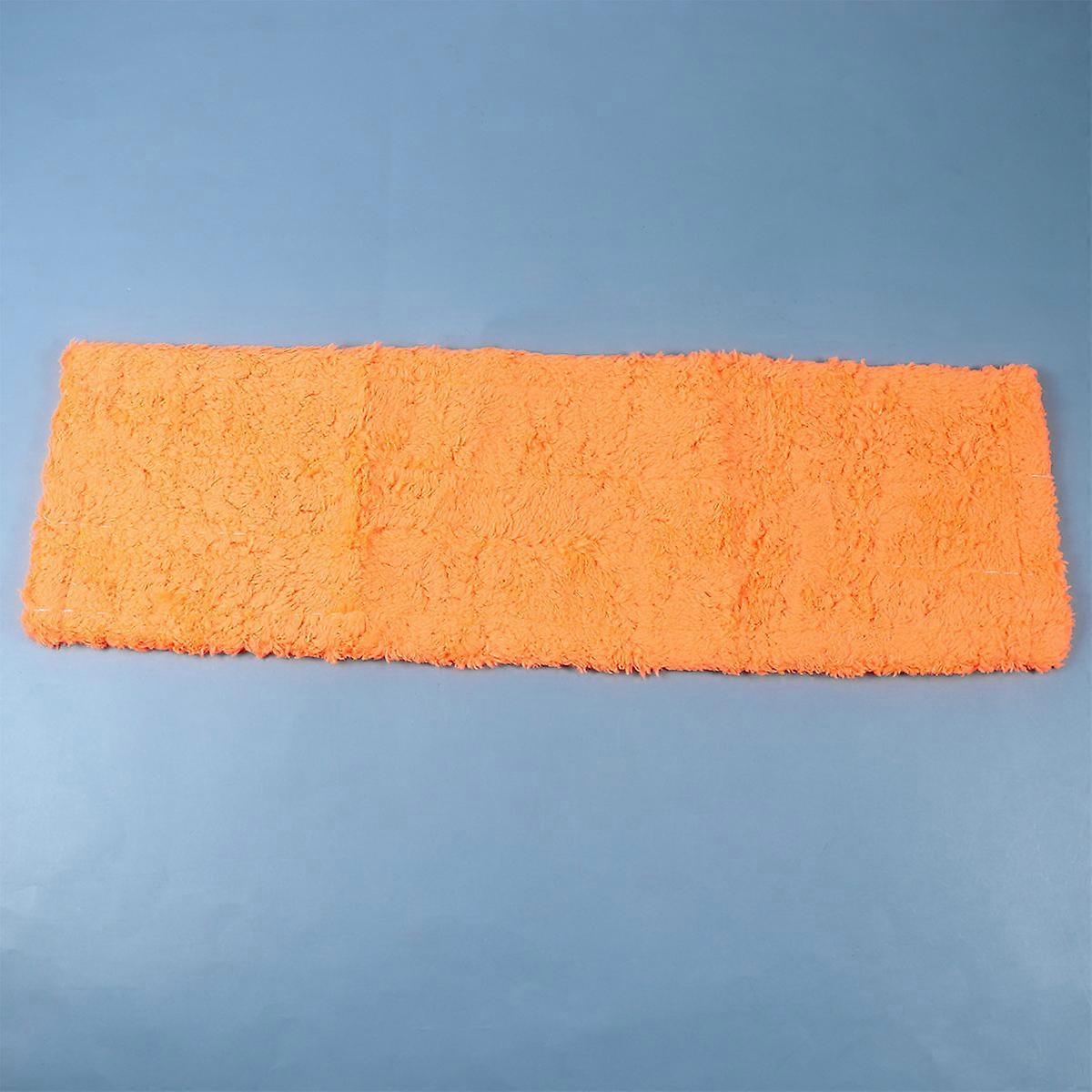 Household Cleaning Microfiber Mop Head for Replacement 2Pcs Orange