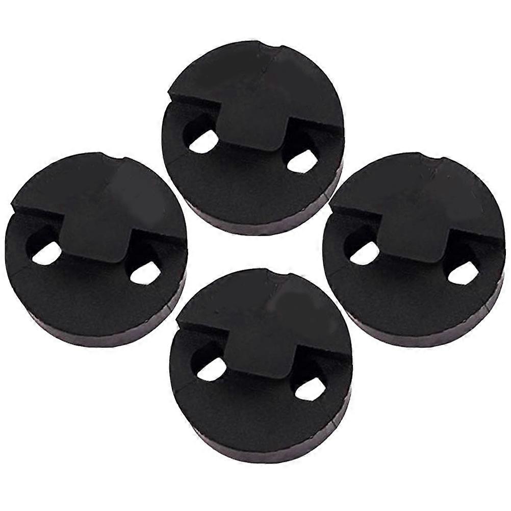Small Violin Rubber Practice Mutes for Violin Use 4Pcs Black Set