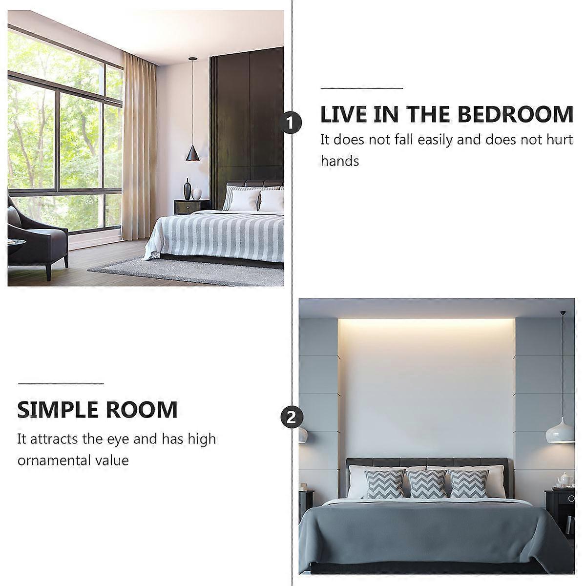 Bohemian Style Moon Phase Mirror Home Decor Self-adhesive Acrylic Reflection 1 Set