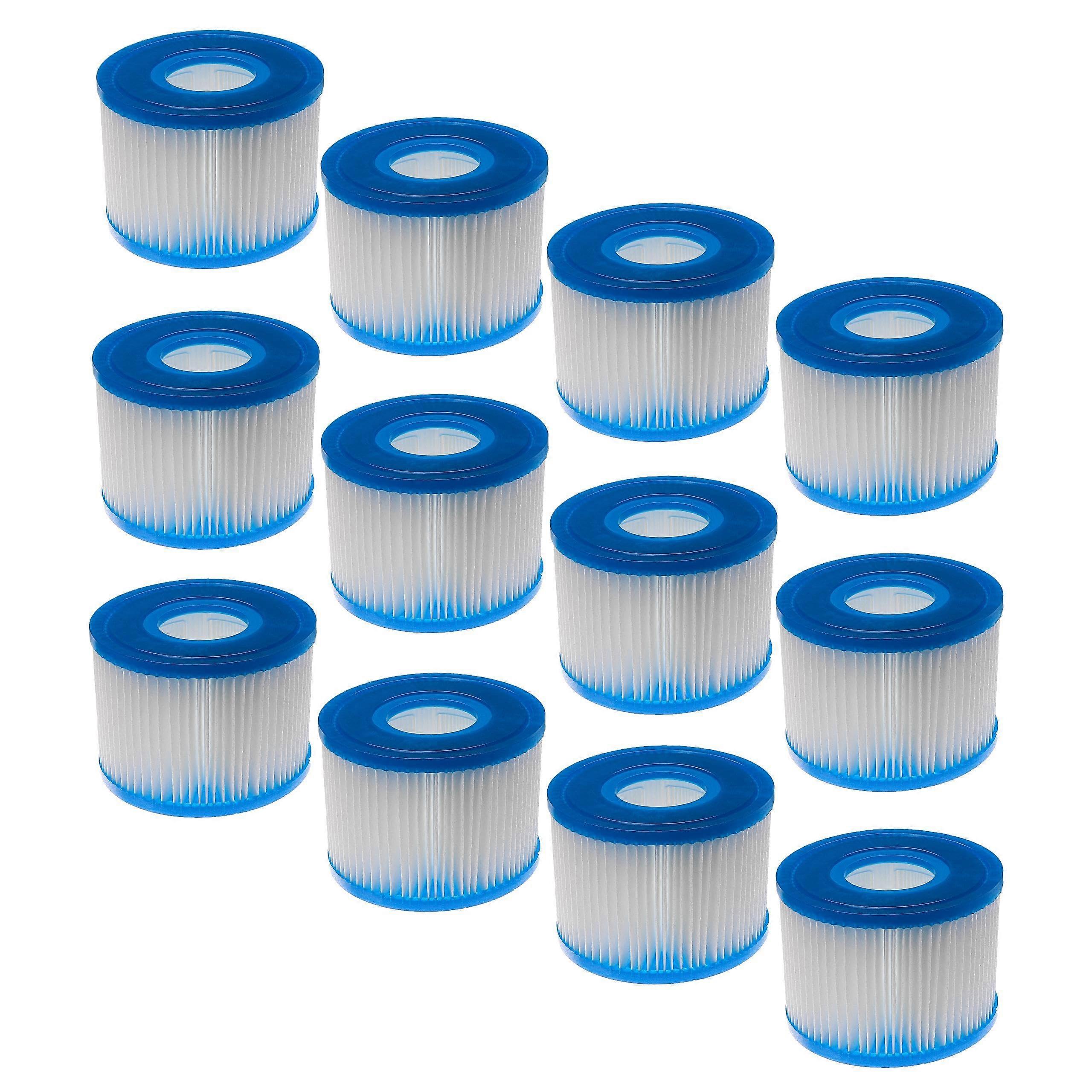 12 Pack Replacement Filter Cartridge for Intex S1 Pool Pump,  Filtration Efficiency