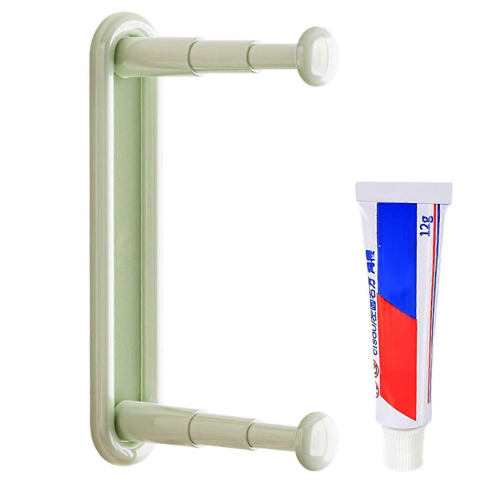 Wall Mounted Clothes Rack Retractable No Drill Adjustable ABS MultiTier Laundry Organizer