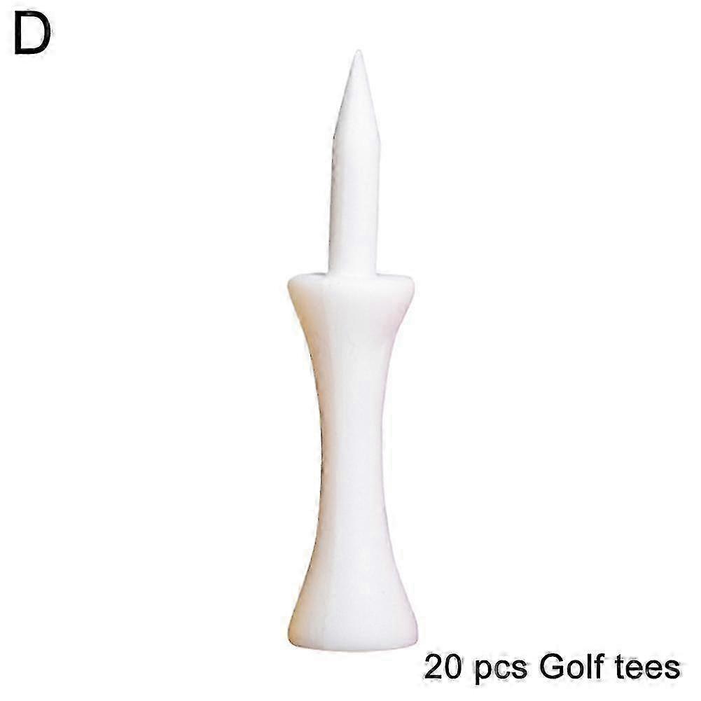 25-26 Plastic Castle Golf Tees - All Colours & Sizes - 20PCS/BAG