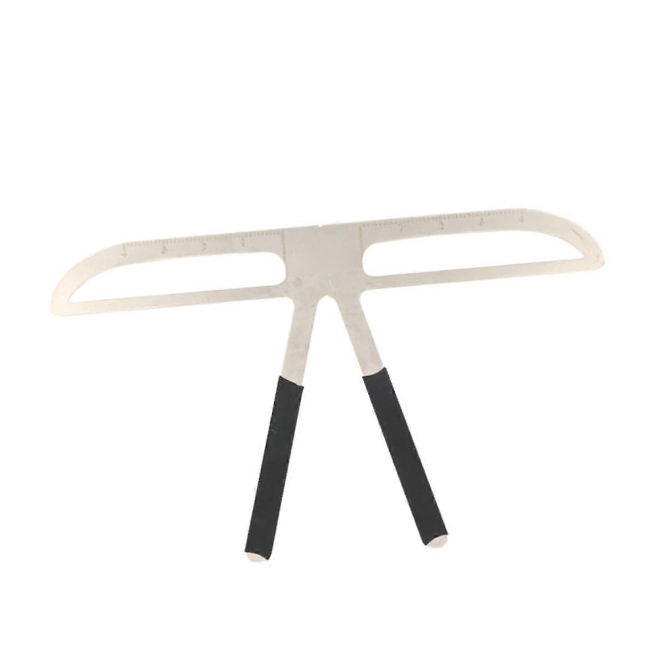 Eyebrow Stencil Kit with Professional Ruler, Reusable ThreePoint Positioning for Symmetrical Brows