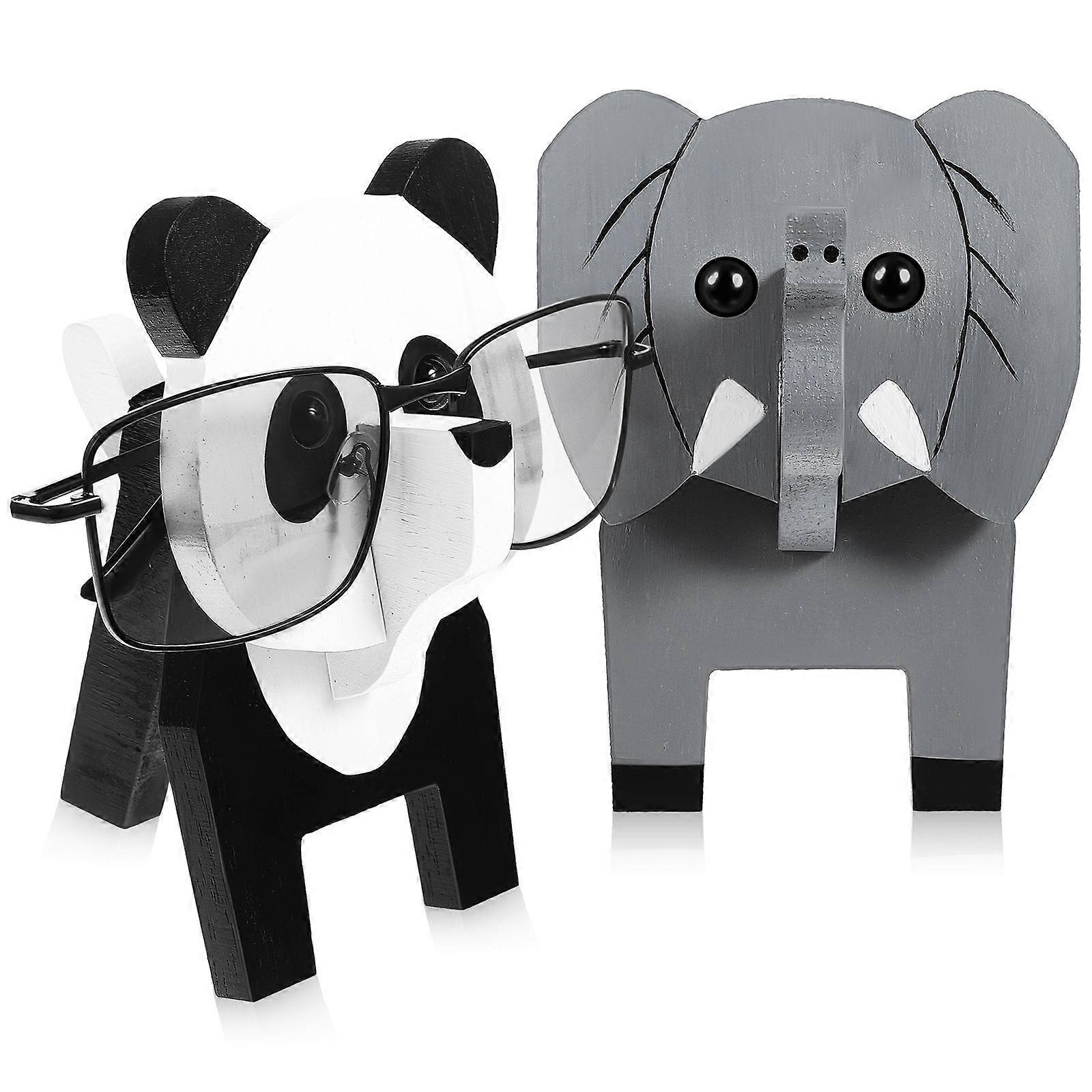 Animal Shaped Eyeglass Holder Creative Display Rack Home Use 2Pcs