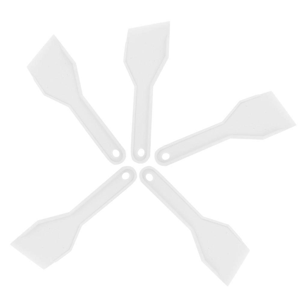 Frost Removal Tool 5Pcs Plastic Ice Shape for Kitchen Use White Material