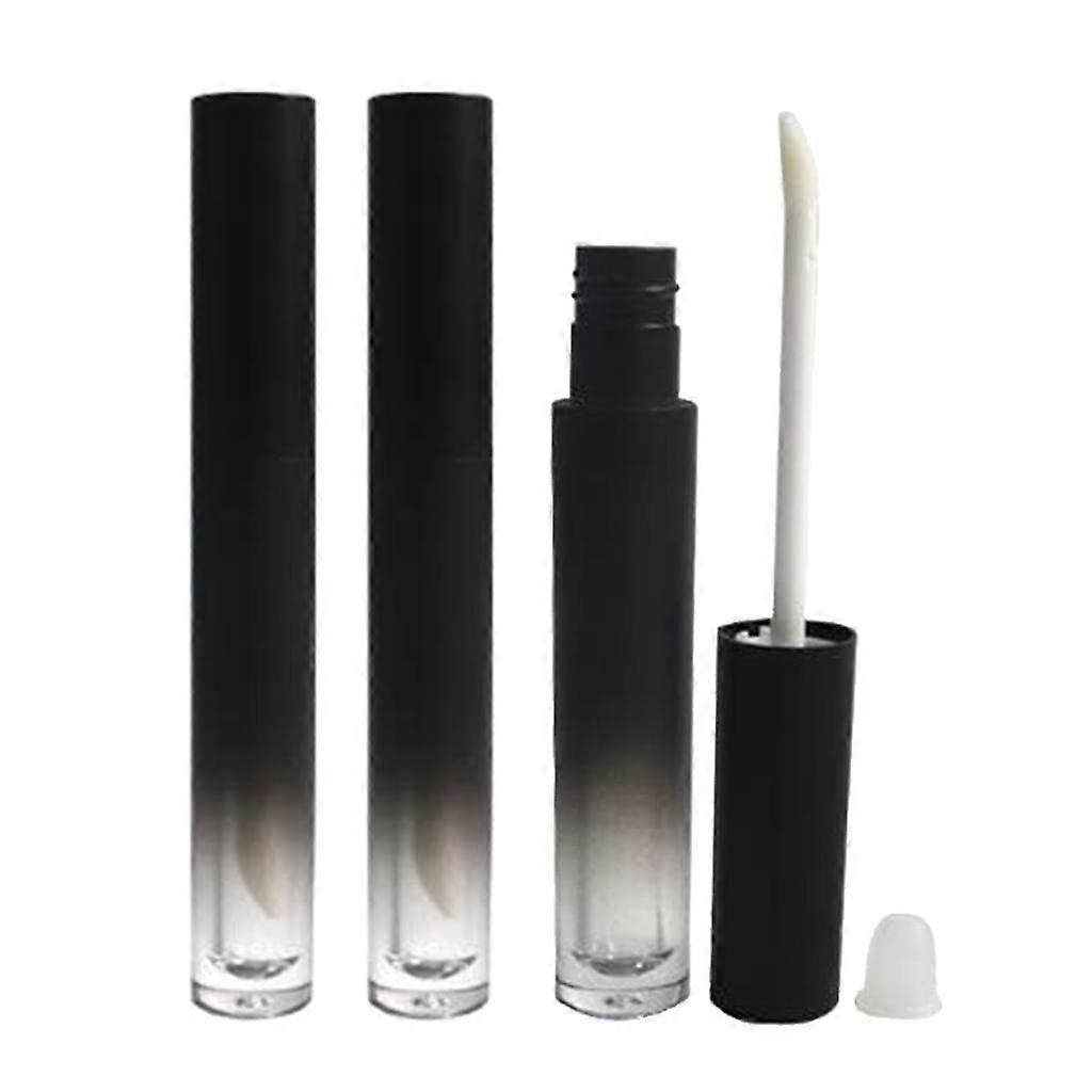 3 Pack Empty Lip Gloss Tubes with Wand, Refillable Travel Size Containers, 4.5ml LeakProof Design