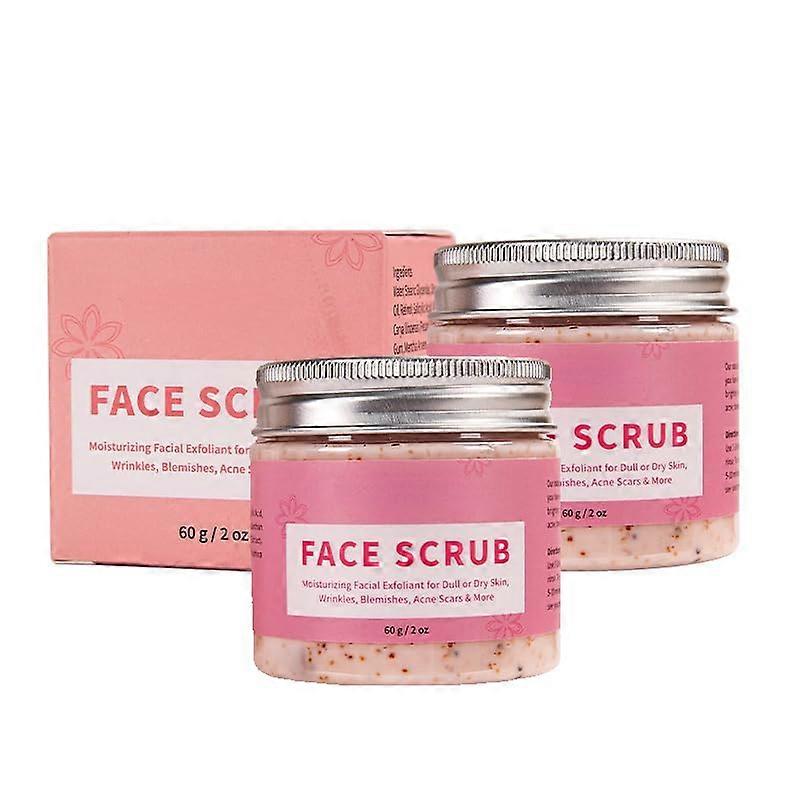 Exfoliating Face Scrub for Deep Hydration and Acne Scars, 2oz