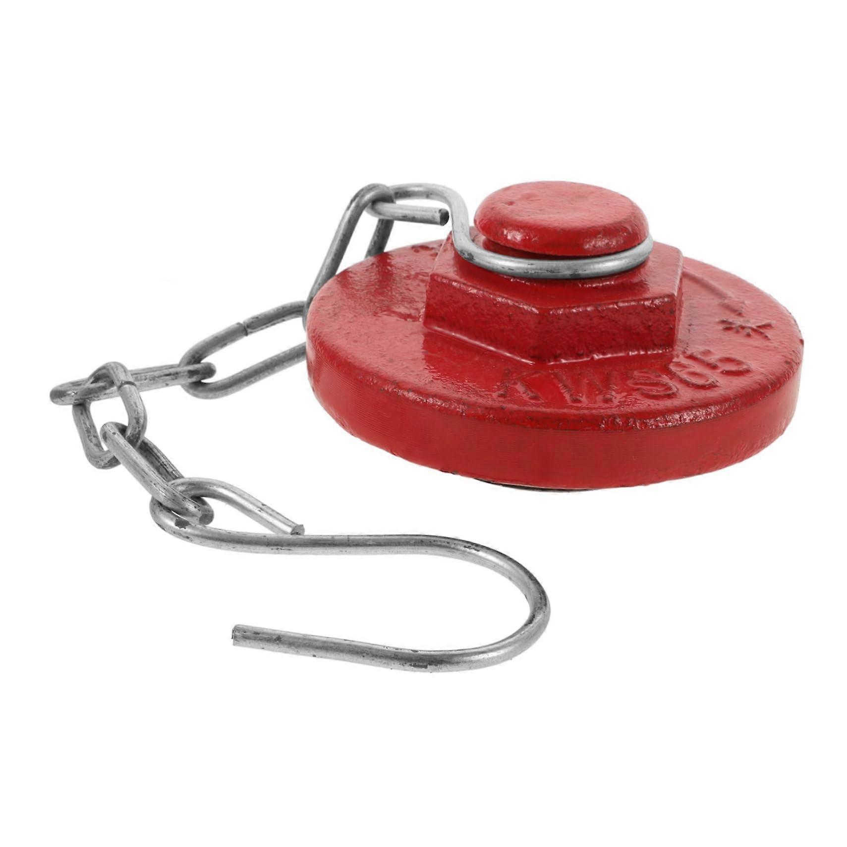 Fire Hydrant Replacement Cap with Chain, Durable Metal Construction for Secure Installation