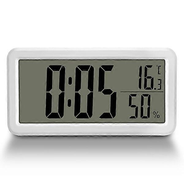 Digital Desk Clock with Temperature and Humidity Display Alarm ABS Material Bedroom Table Clock