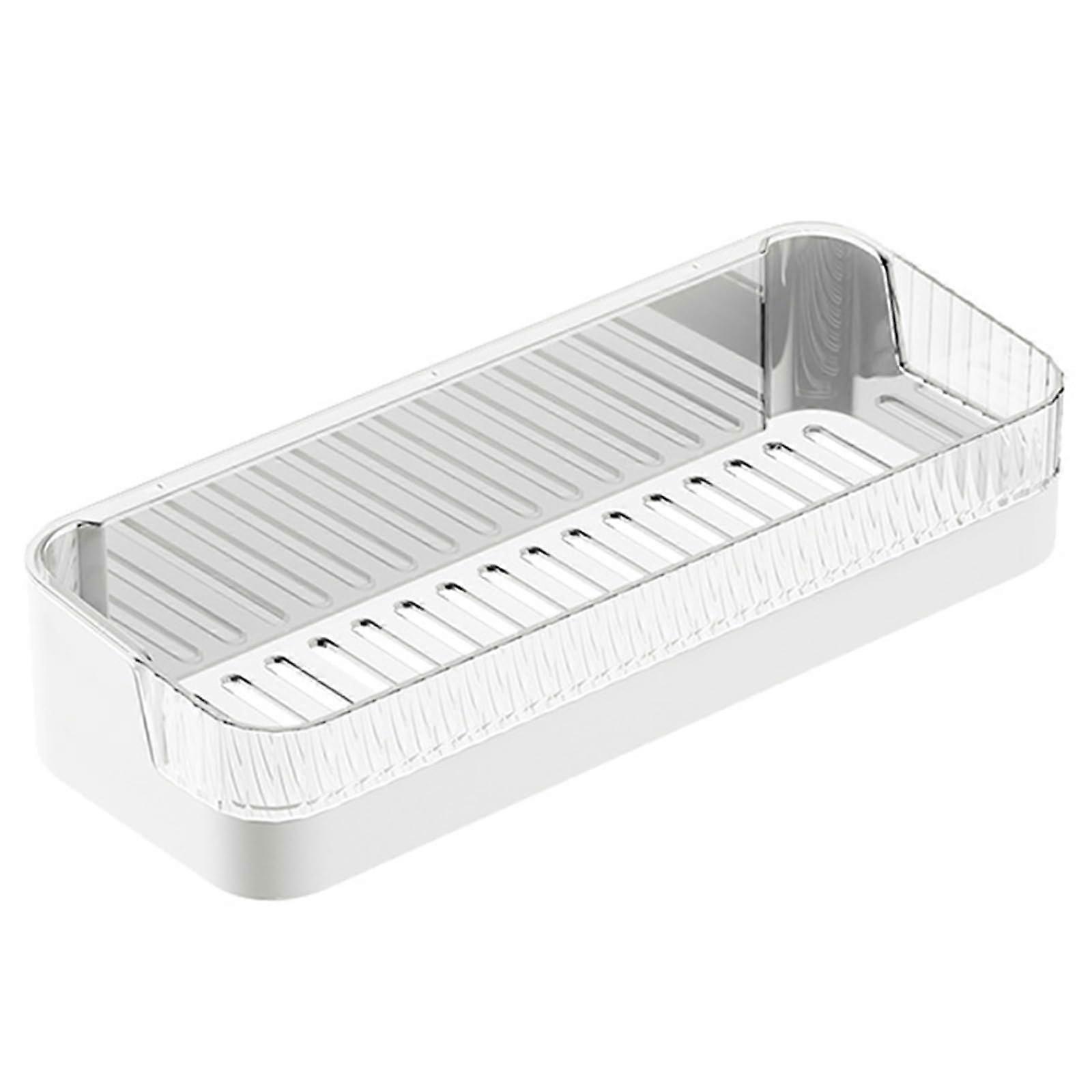 Shower Storage Rack with Strong Adhesive Hold, No Drilling Bathroom Shelf, Space Saving Organizer