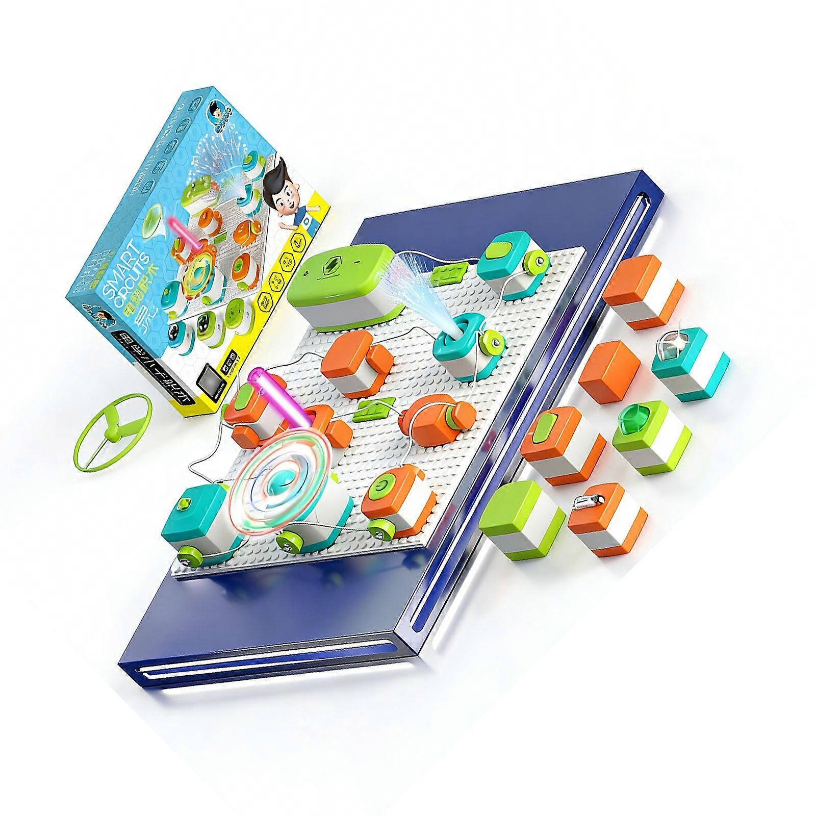 Interactive Physics Sensor Circuit Building Kits for Kids Ages 6-12 Educational STEM Toy 168 Guided Projects Multicolor