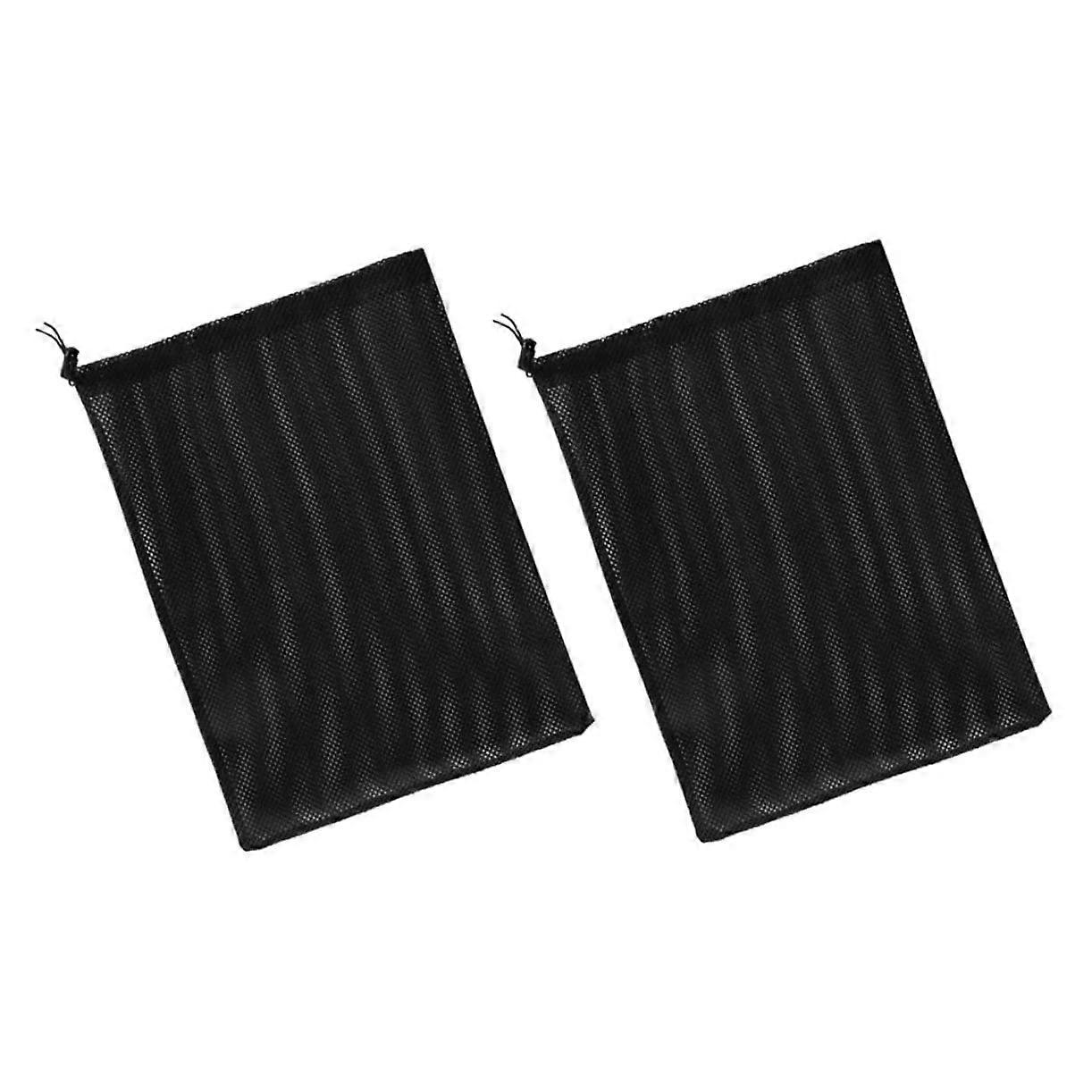 2pcs Swimming Pool Pump Filter Bag Mesh Pump Protector with Durable Polyester and Drawstring Closure