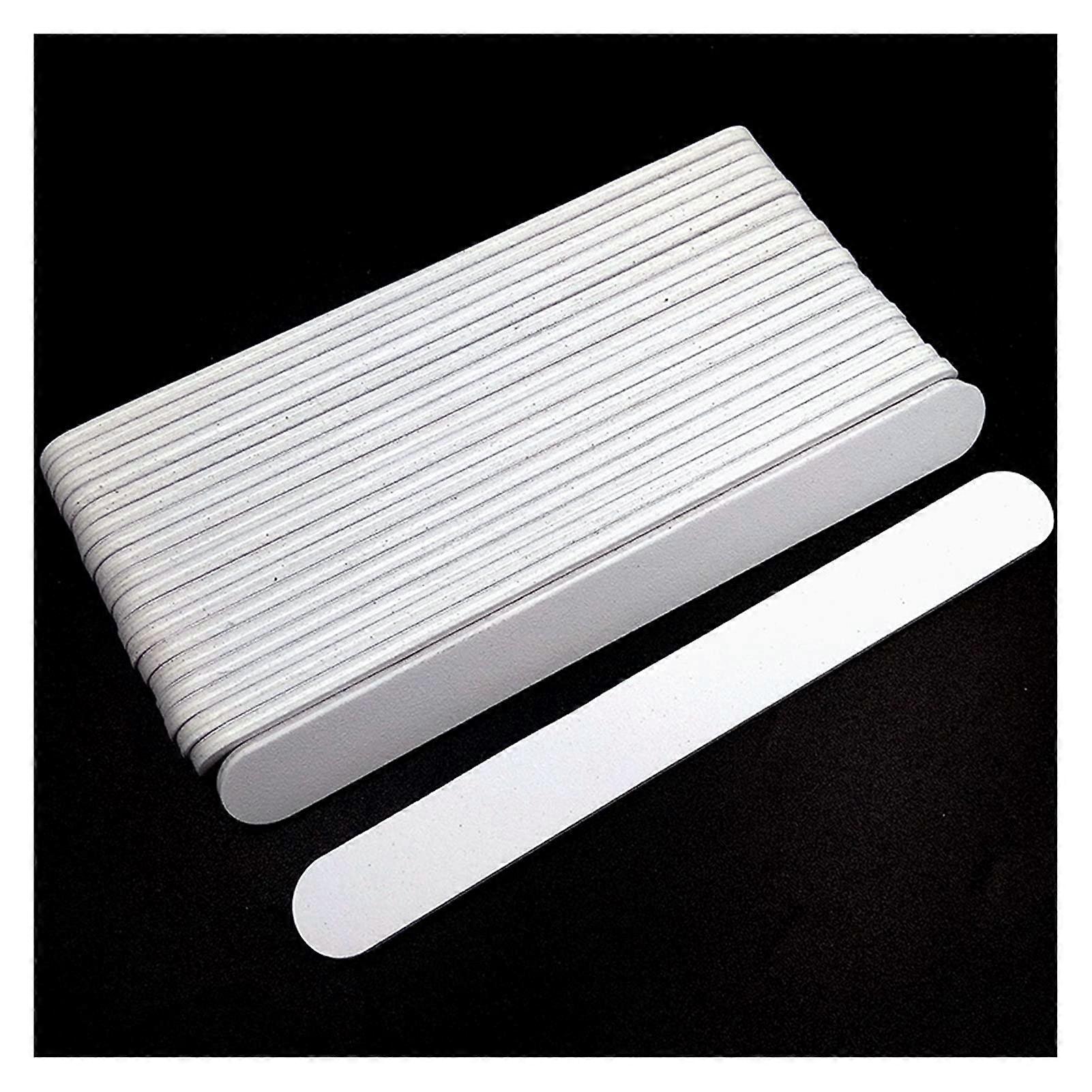 Nail File and Buffer 5pcs Set 100/180 Grit DoubleSided Washable Professional Nail Shaping Tool