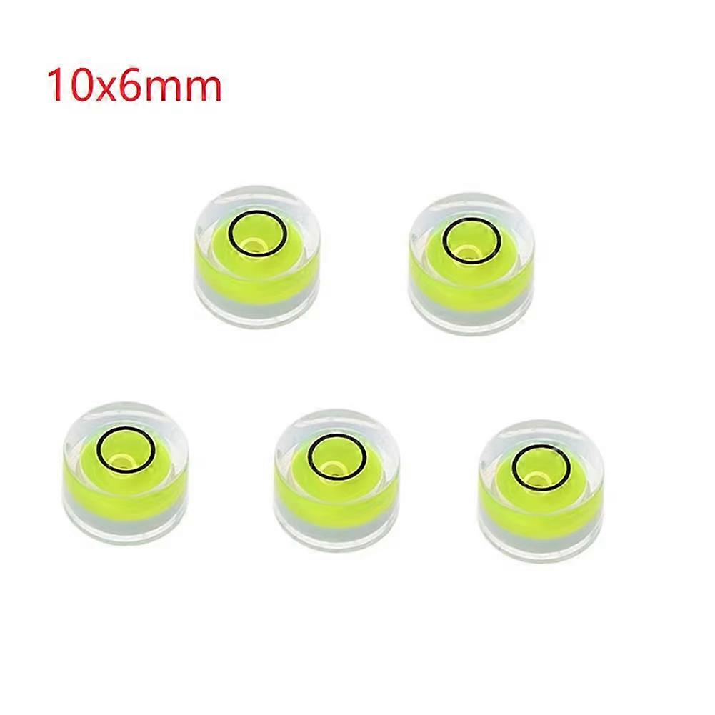 5pcs Mini Round Accuracy Bubble Level Bullseye Instrument Horizontal Precision Bubble Level Measuring Tool