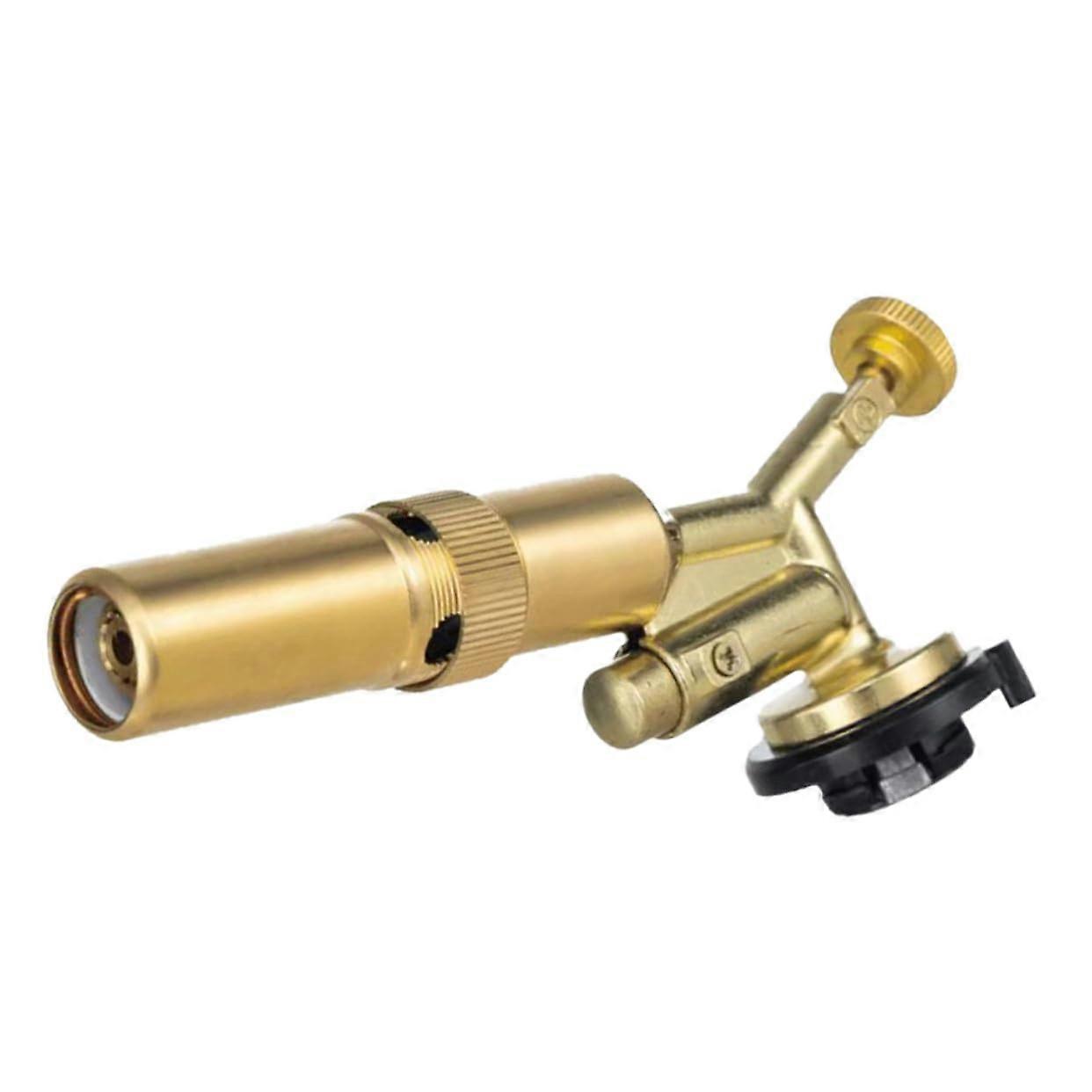 Propane Torch with Adjustable Flame Control Copper Alloy Nozzle for Welding Grilling and Cooking