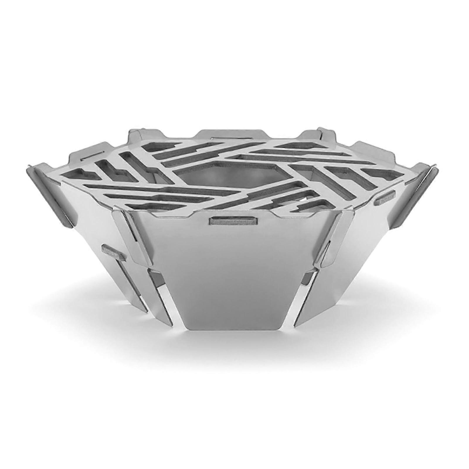 Camping Stove Windshield Stainless Steel Windproof Shield Foldable Design for Outdoor Cooking