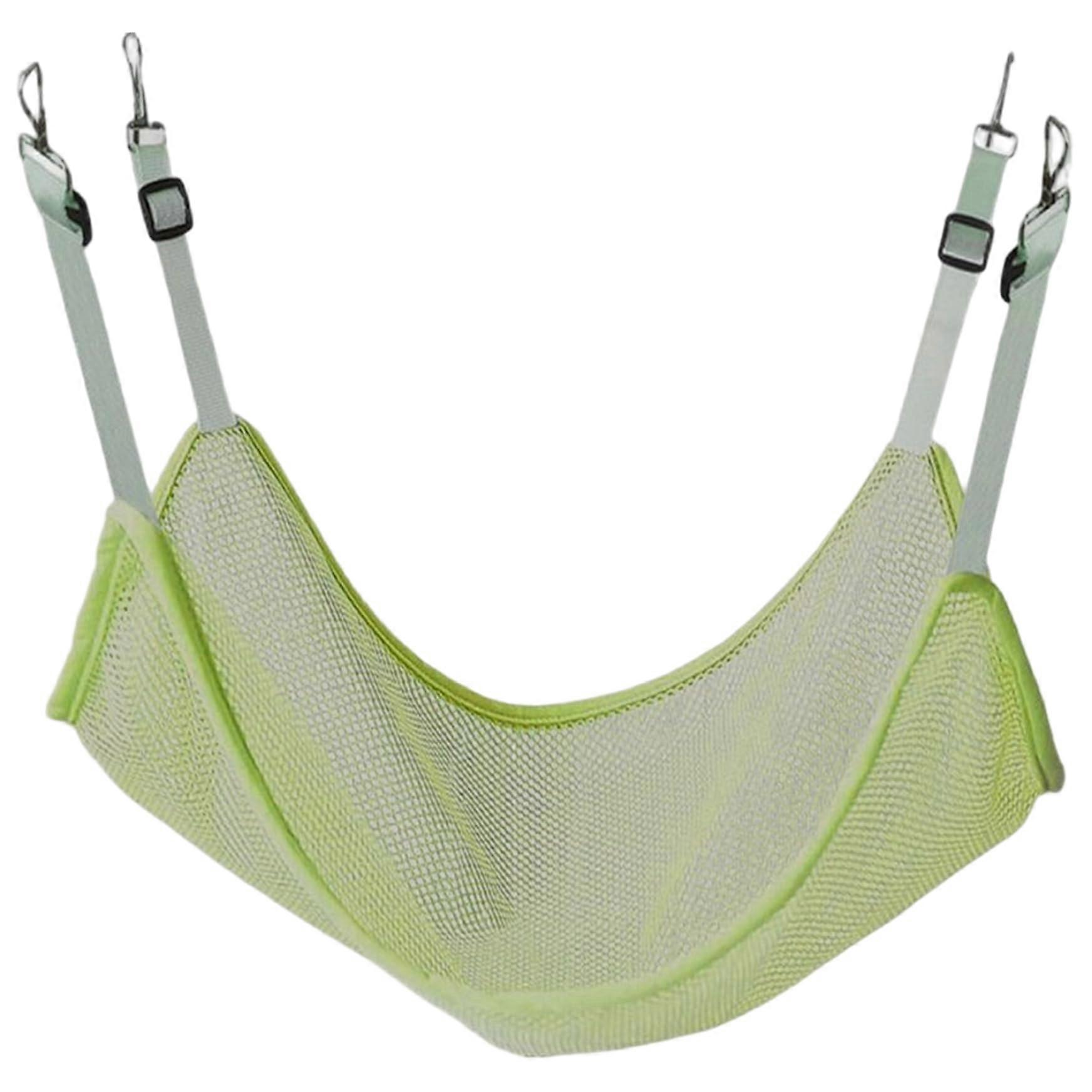 Breathable Mesh Cat Hammock for Cage with Adjustable Straps, 16x20 Inch SpaceSaving Cat Bed