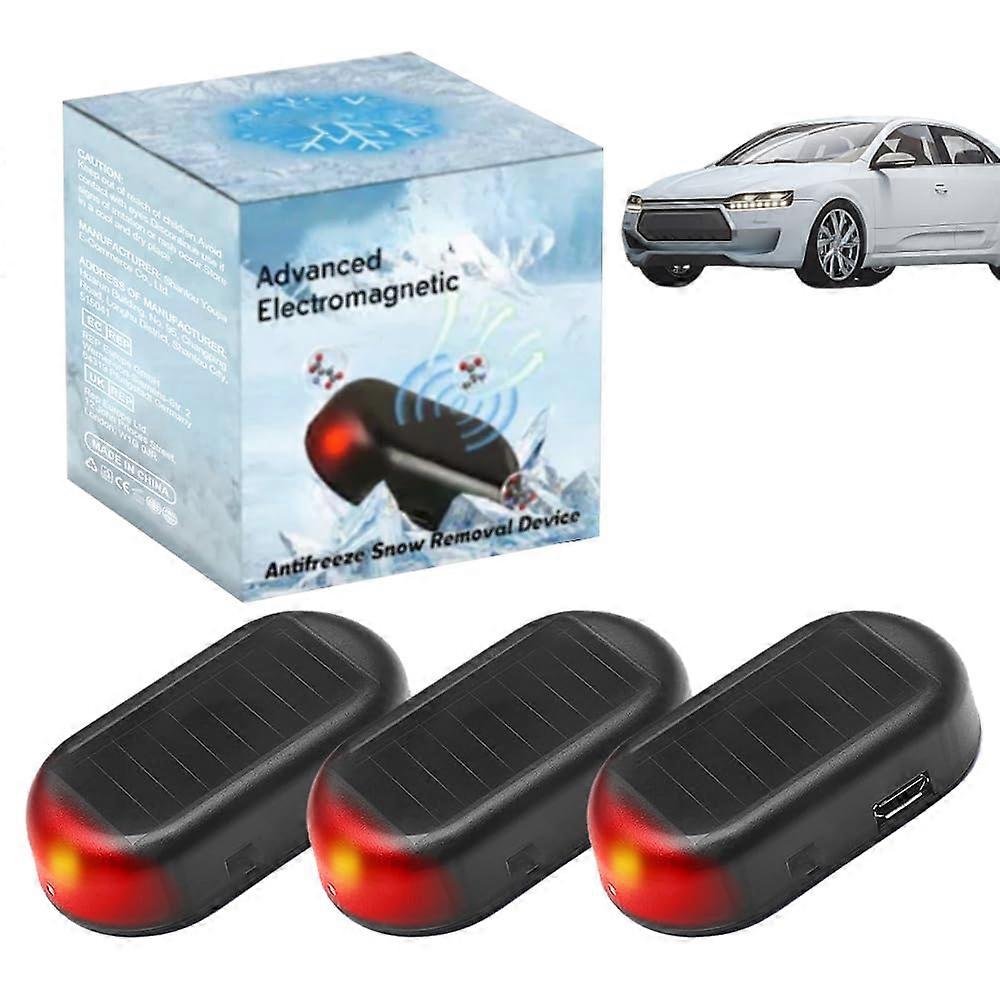 Car DeIcer with Electromagnetic Heating, Fast Ice Prevention Winter Windshield AntiFrost 3 Pack
