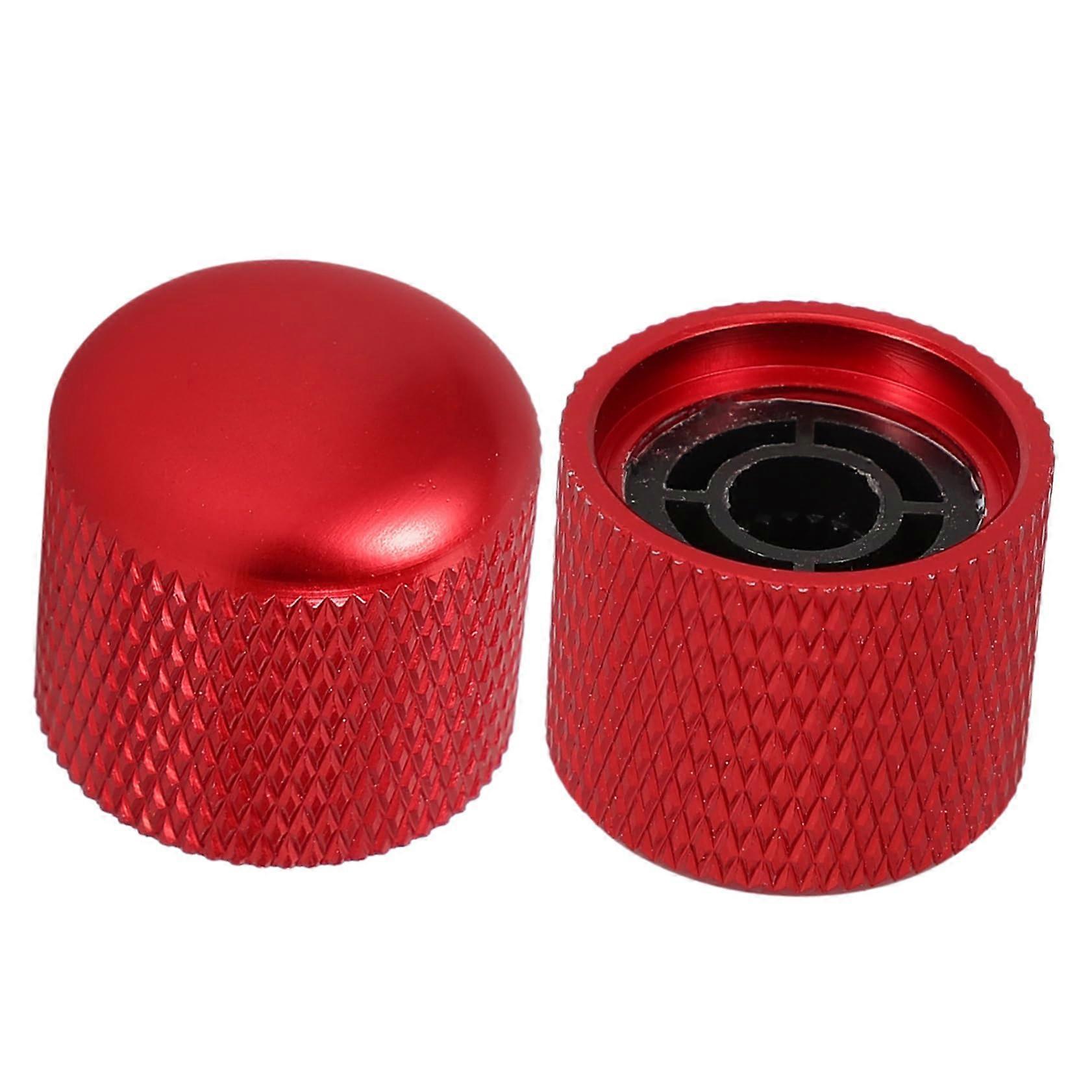 2pcs Metal Guitar Knobs for Electric Guitar Bass, Durable Volume Control with Clear Scale