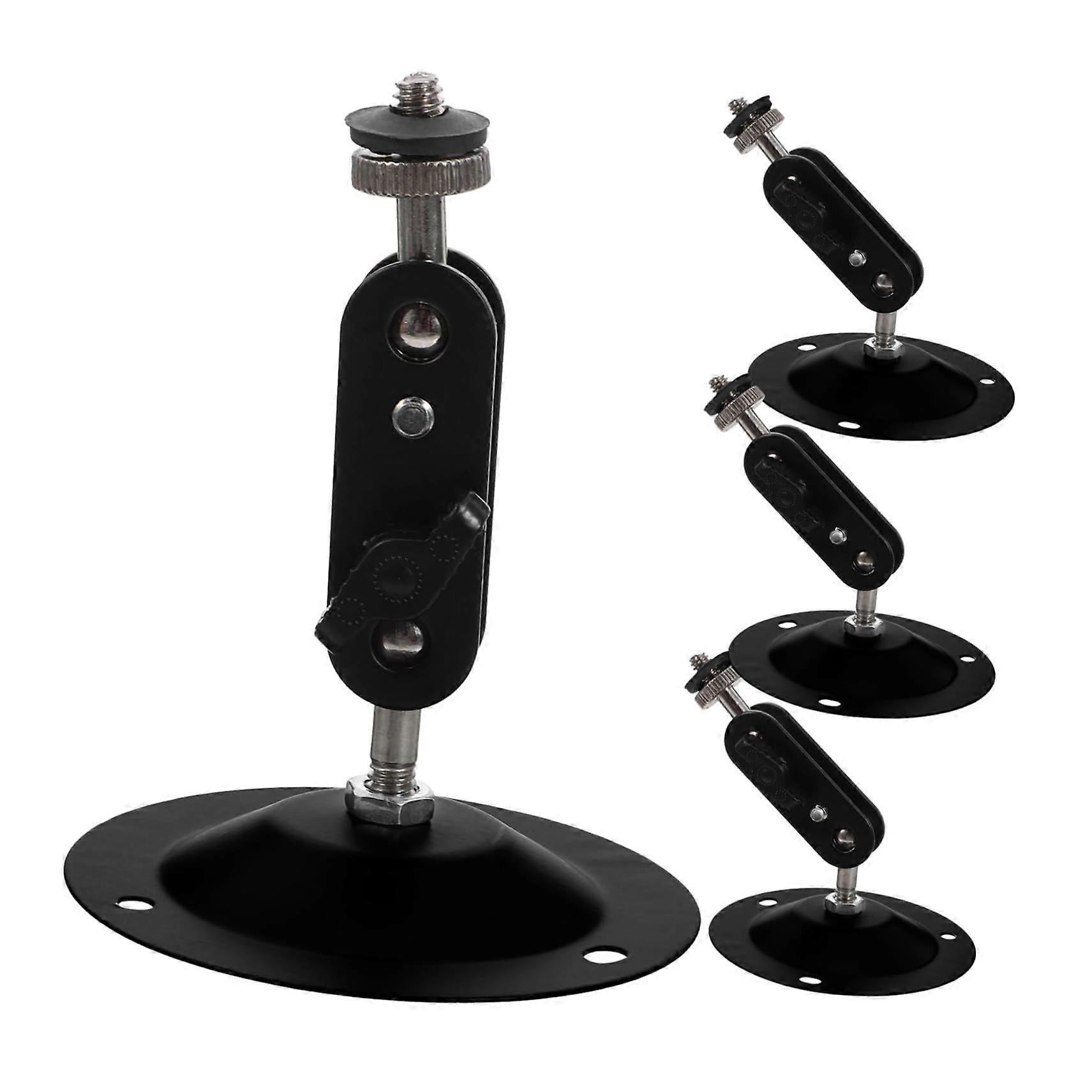 4 Sets Security Camera Wall Mount Bracket, Adjustable and Durable for Home Surveillance