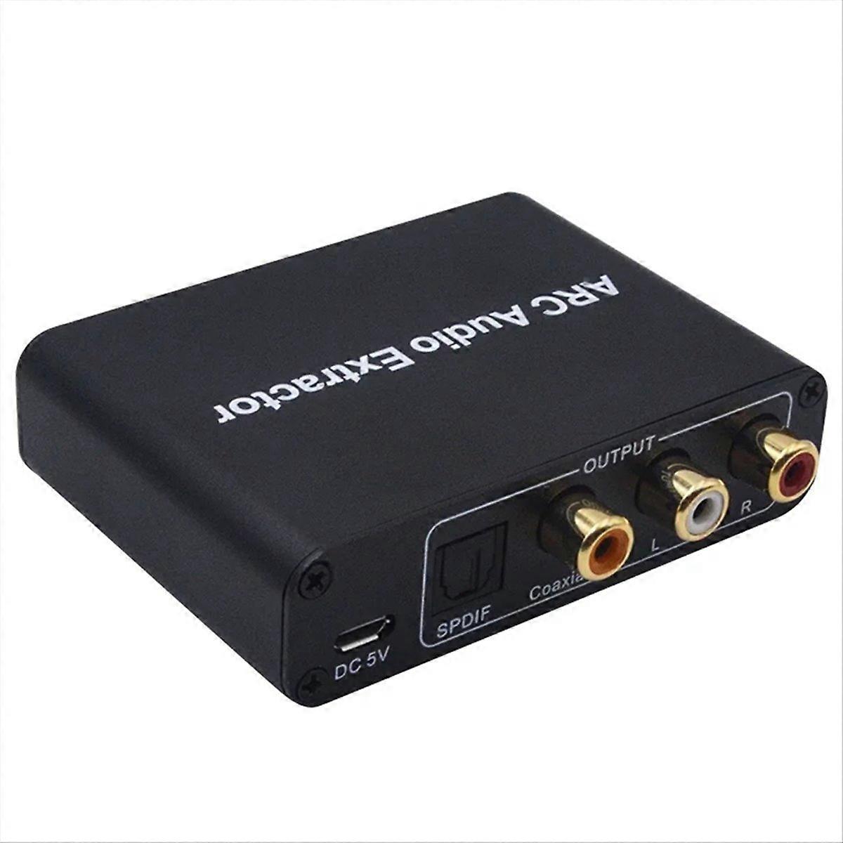 192KHz Aluminum ARC Audio Adapter -Compatible Audio Extractor